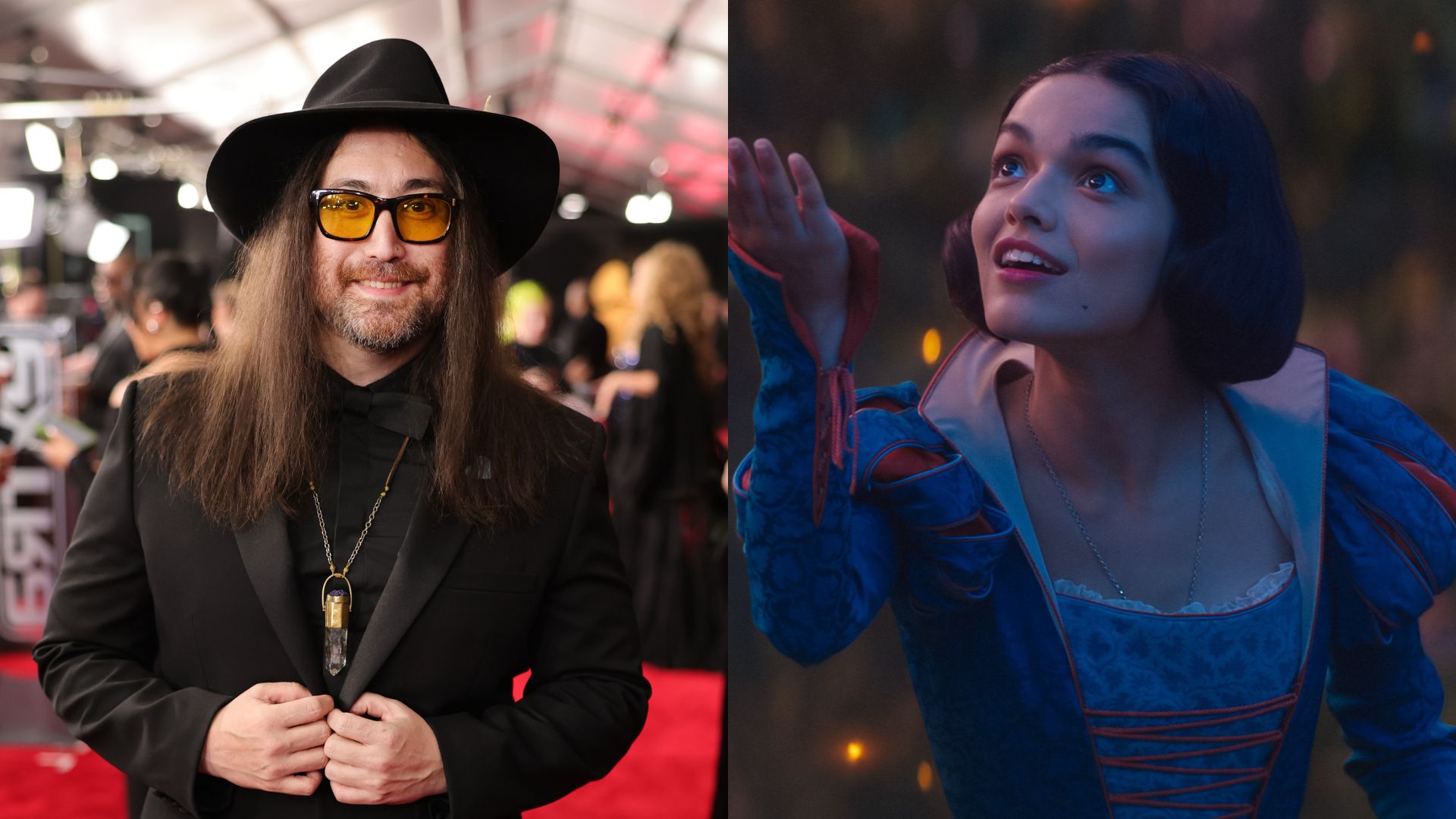 Sean Ono Lennon e Rachel Zegler em Branca de Neve (2025)