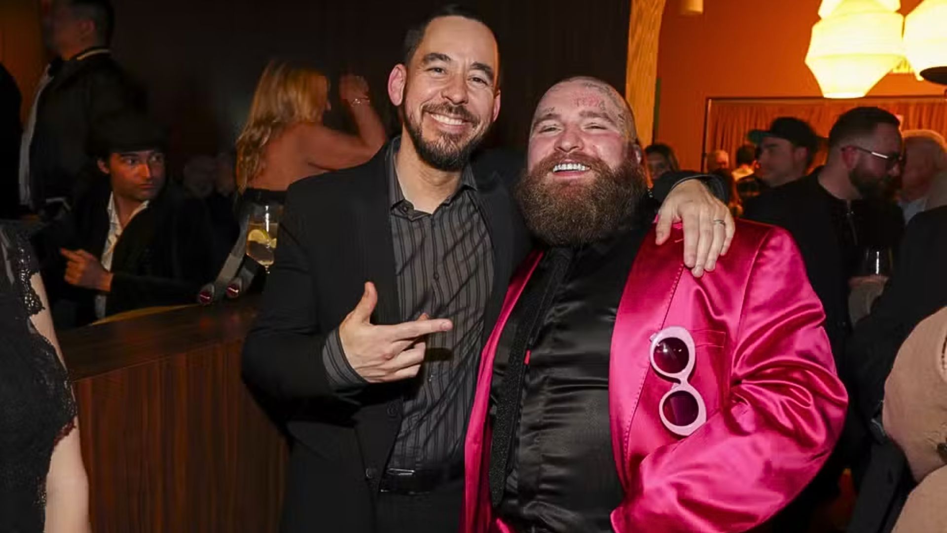 Mike Shinoda e Teddy Swims em 2024 | Foto: Getty Images