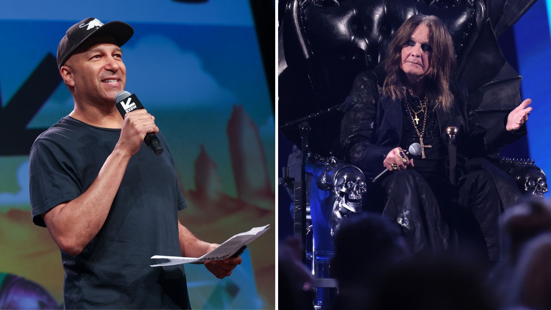 Tom Morello e Ozzy Osbourne (Foto: Mat Hayward/WireImage e Dia Dipasupil/Getty Images)