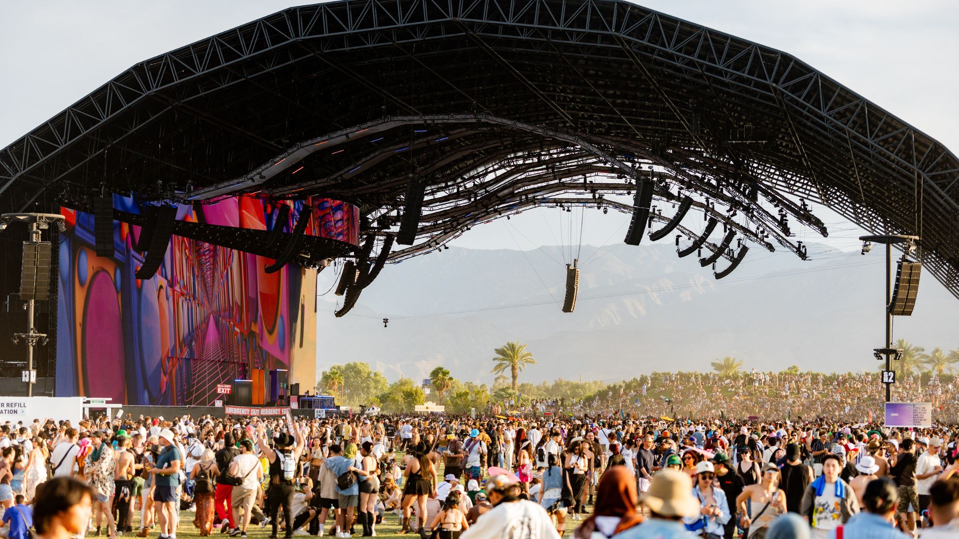 Sahara Tent no Coachella Valley Music And Arts Festival 2025