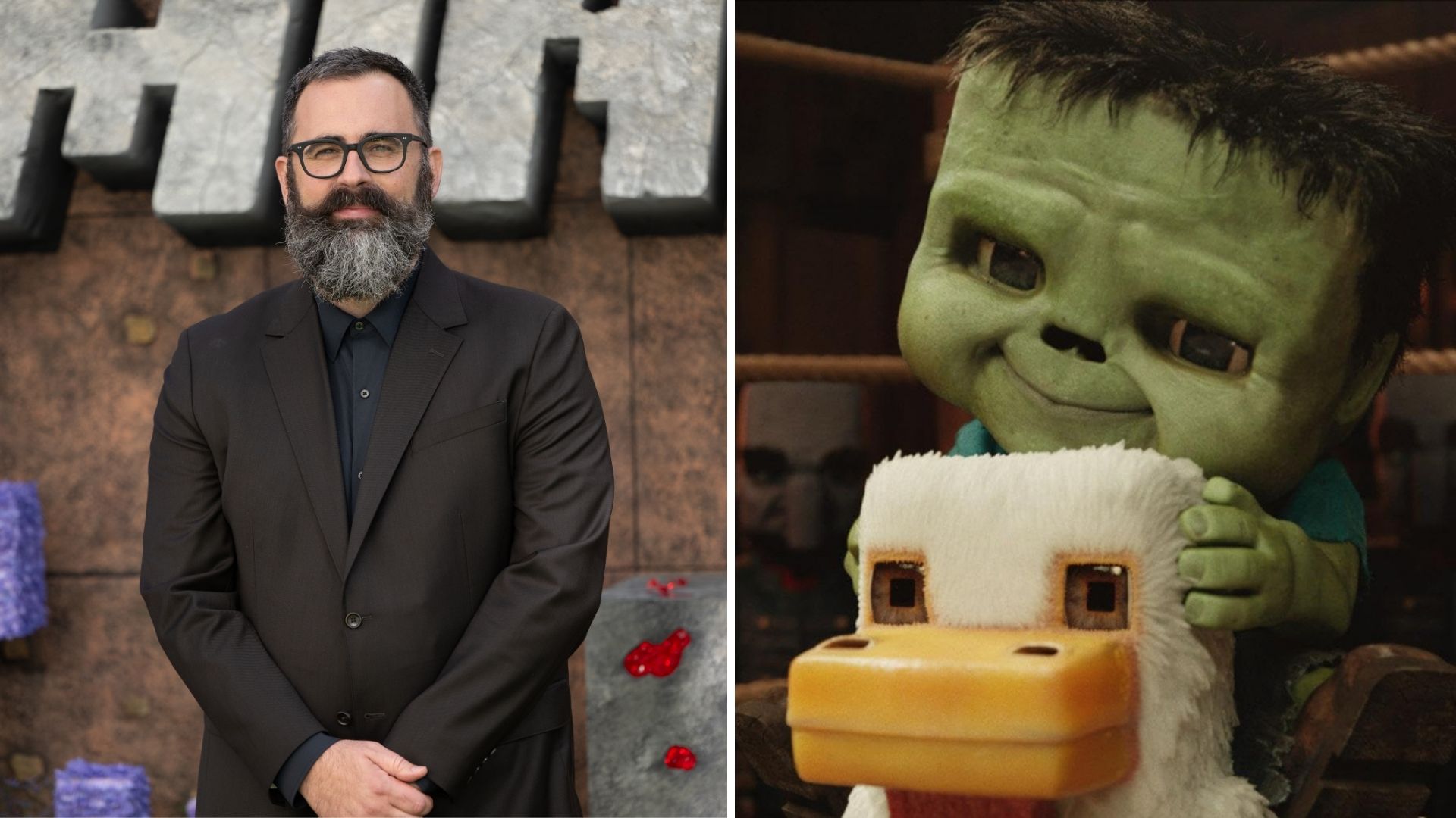 Jared Hess, diretor de Um Filme Minecraft (Foto: Samir Hussein/WireImage e Divulgação)