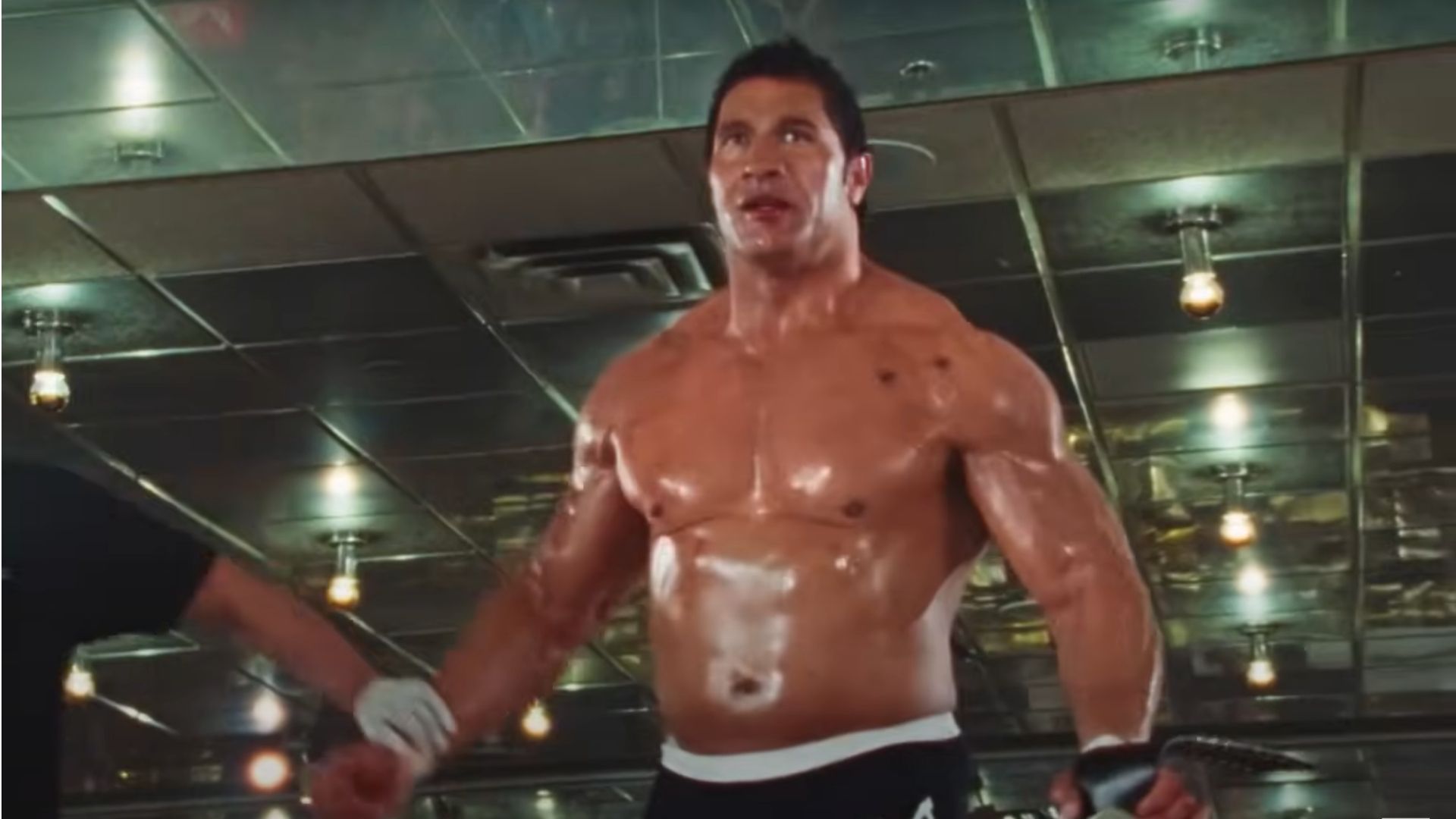 Dwayne Johnson em Coração de Lutador: Smashing Machine (Reprodução/A24)