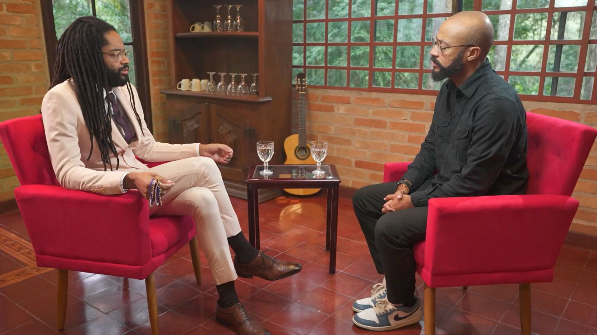 Evandro Fióti em entrevista ao Fantástico