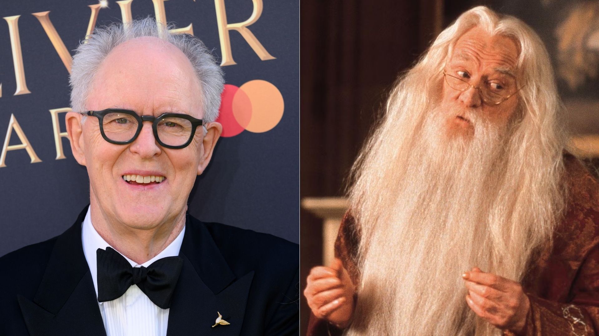 John Lithgow dará vida a Alvo Dumbledore em série de Harry Potter (Foto: Karwai Tang/WireImage e Divulgação/Warner Bros. Pictures)