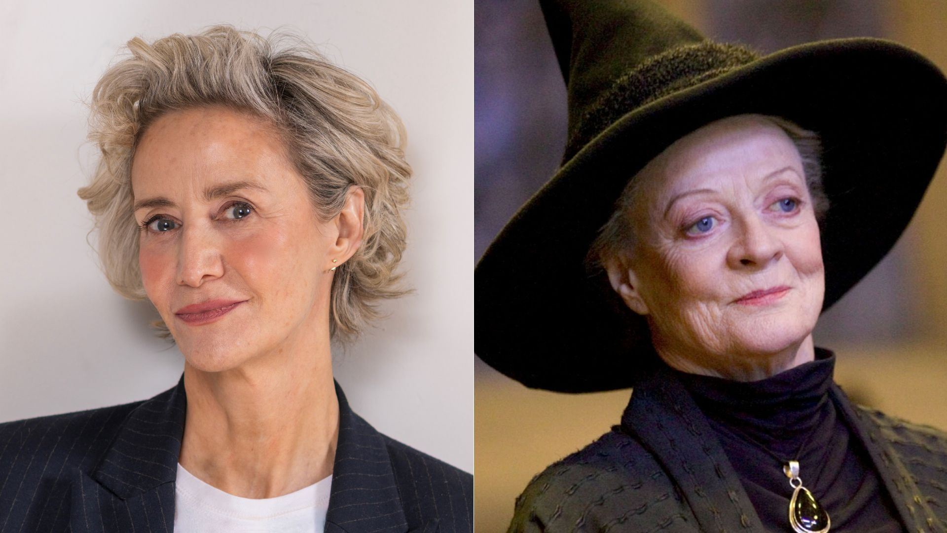 Janet McTeer (Kaos) será a professora Minerva McGonagall, braço direito de Dumbledore (Fotos: Andrew Crowley - Divulgação/Warner Bros. Pictures)