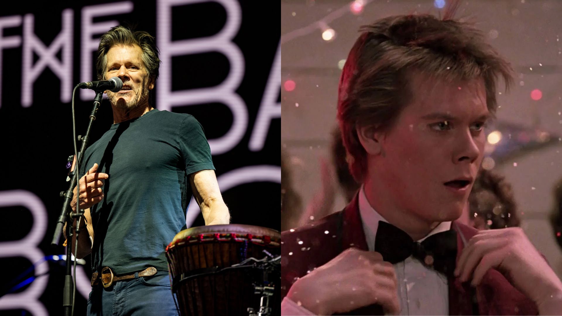 Kevin Bacon no X e em Footloose - Ritmo Louco (1984)