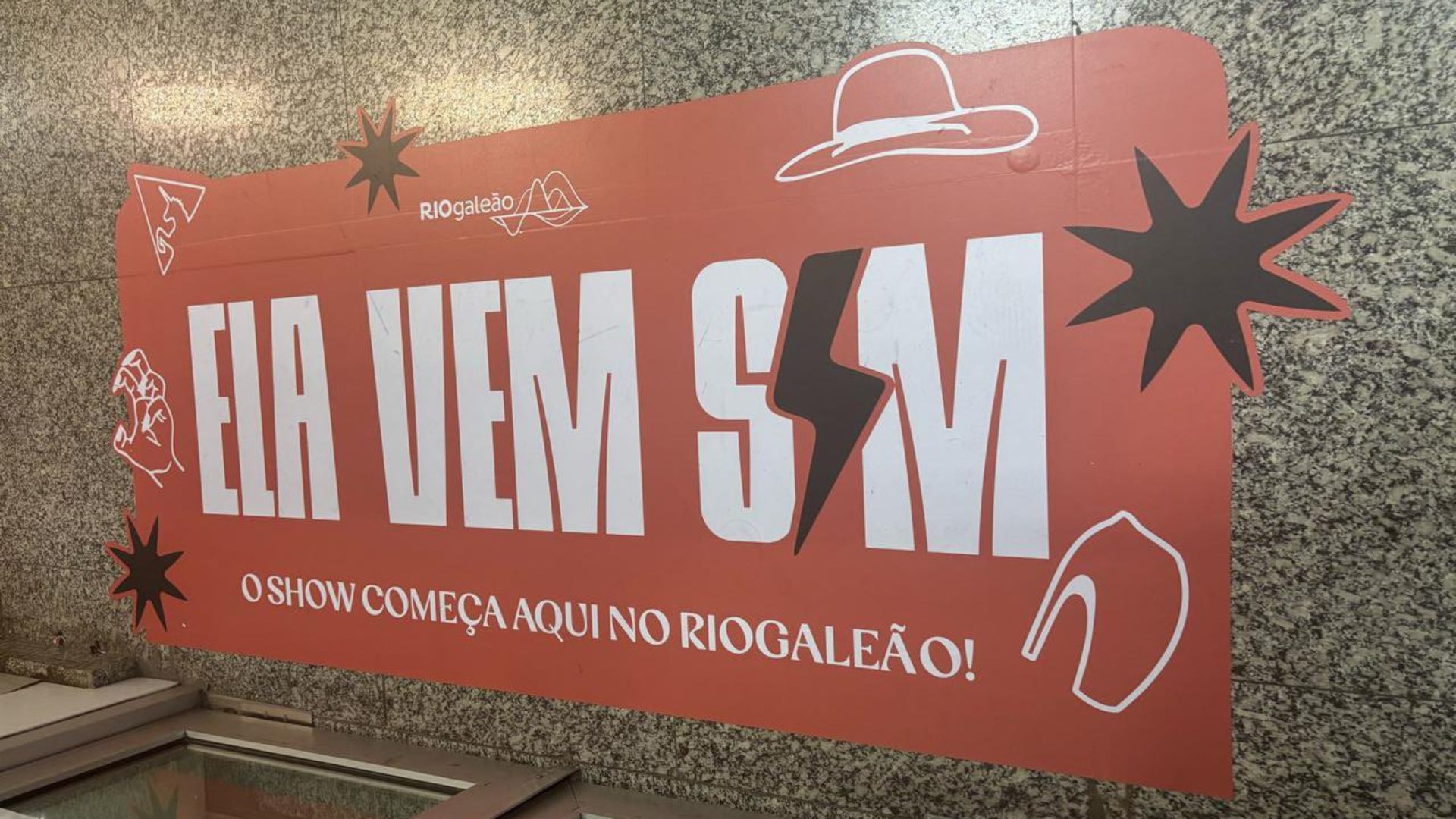 Ativação no Aeroporto Internacional Tom Jobim, o Galeão, no Rio de Janeiro