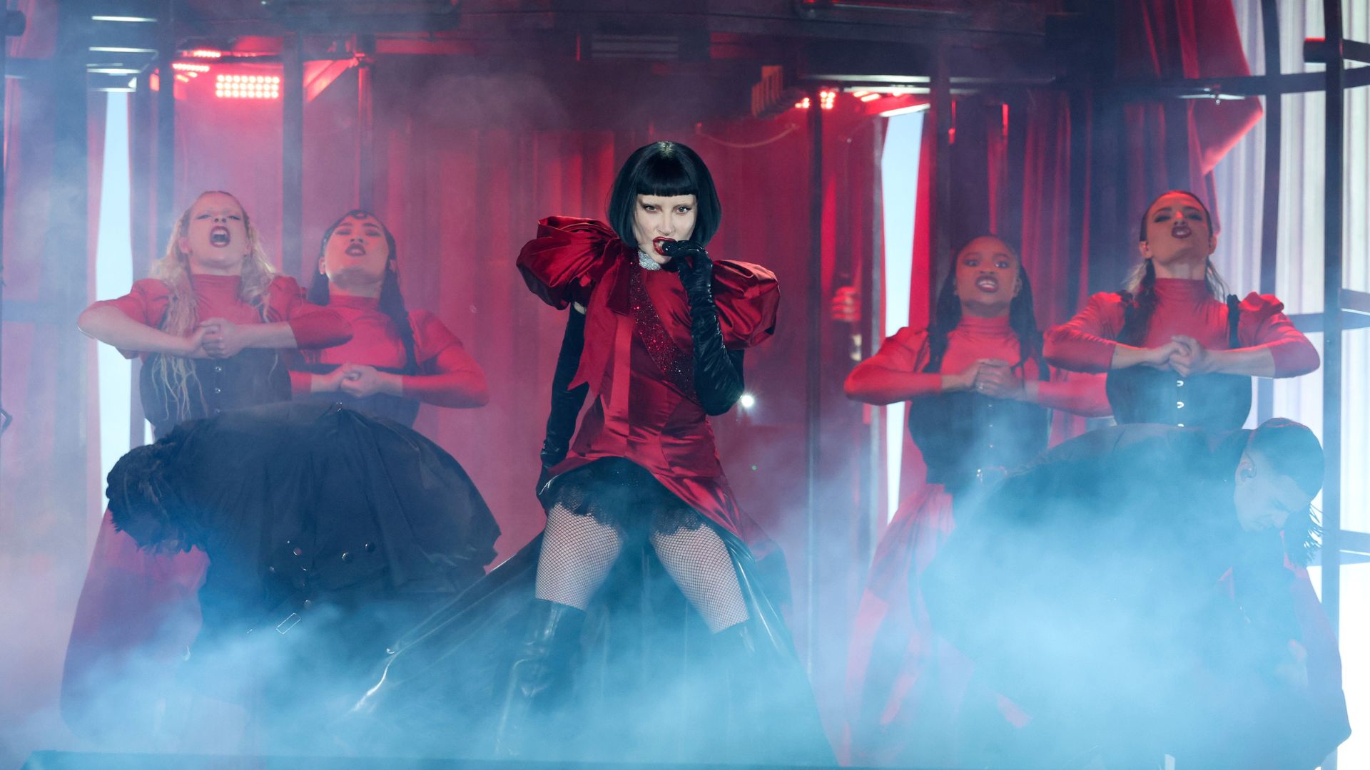 Lady Gaga durante apresentação na Cidade do México