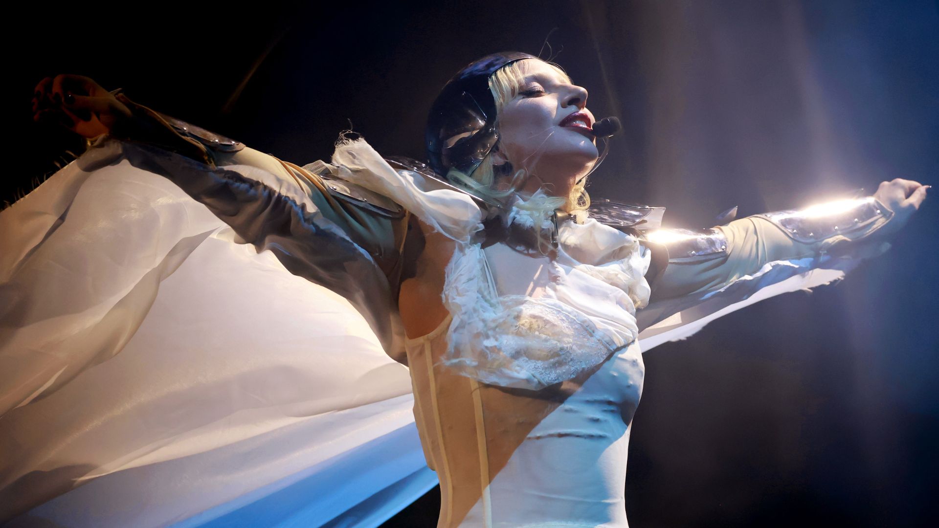 Lady Gaga no primeiro final de semana do Coachella 2025 (Foto:  Kevin Mazur/Getty Images)