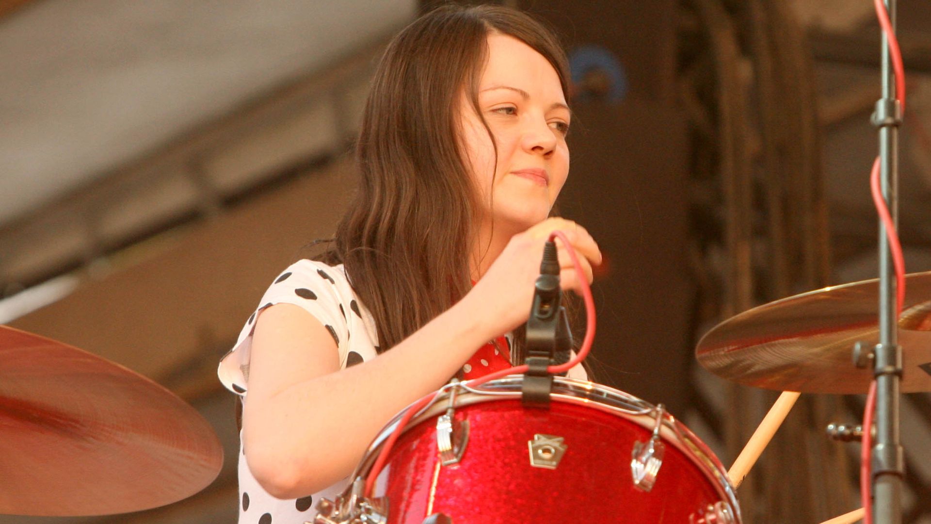 Meg White, do The White Stripes, em 2007