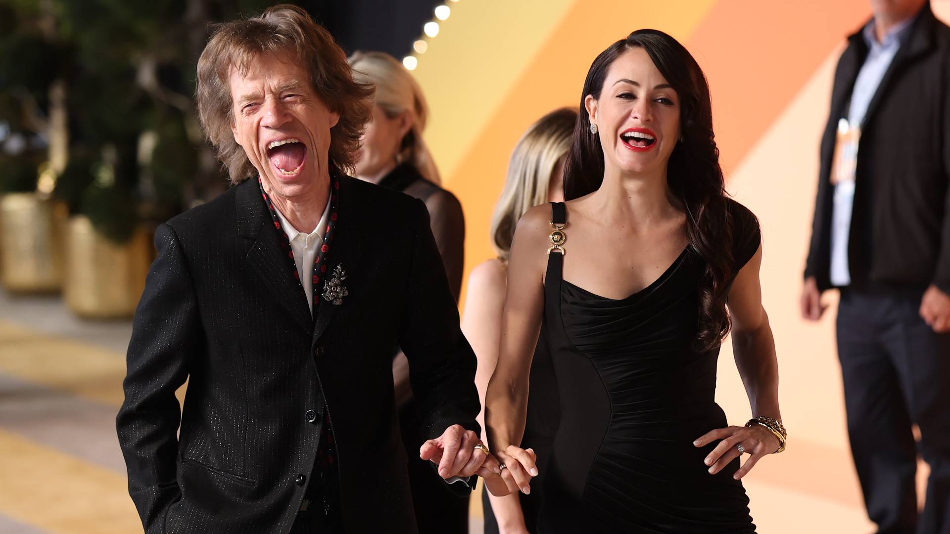 Mick Jagger e Melanie Hamrick em 2025