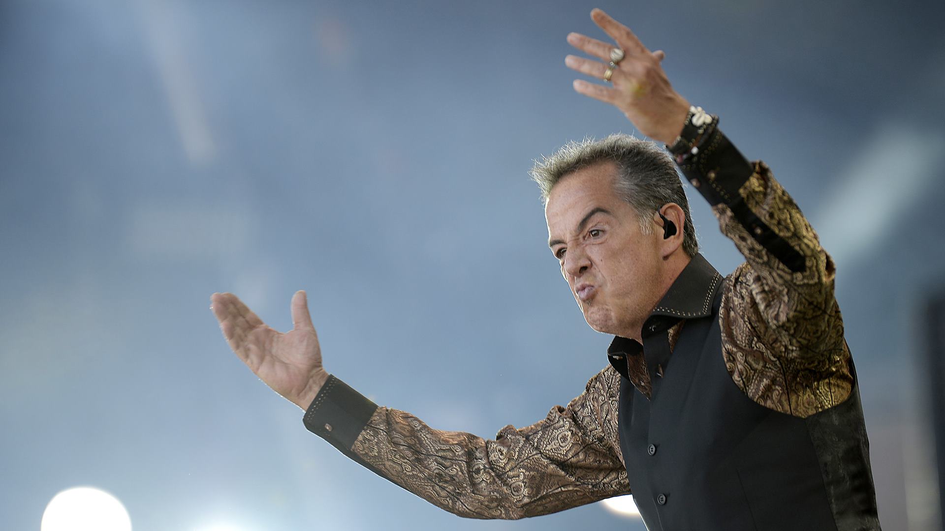 Nasi, vocalista do Ira!, em 2015