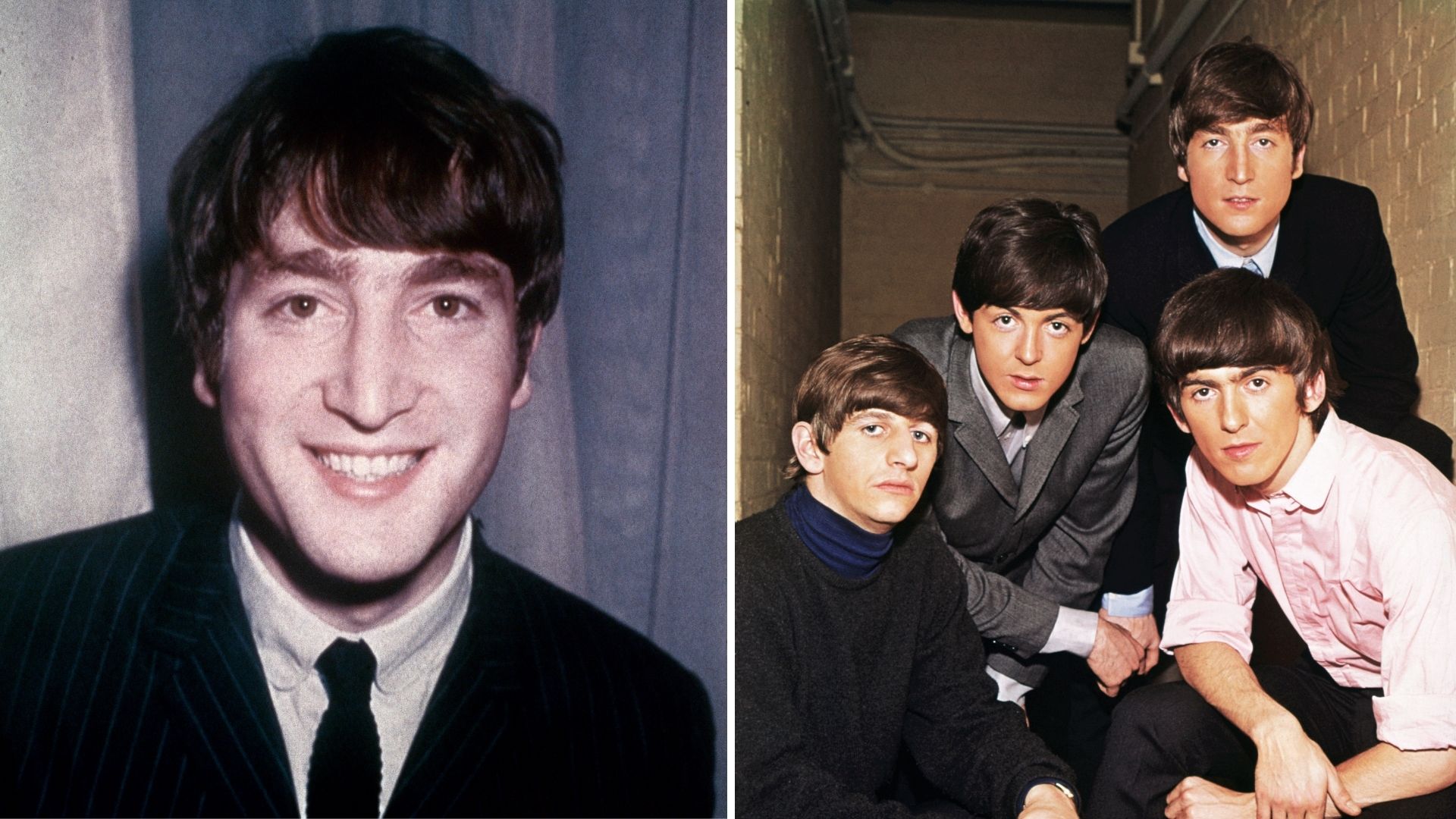 John Lennon e a formação consagrada dos Beatles (Foto: Bettmann/Getty Images)