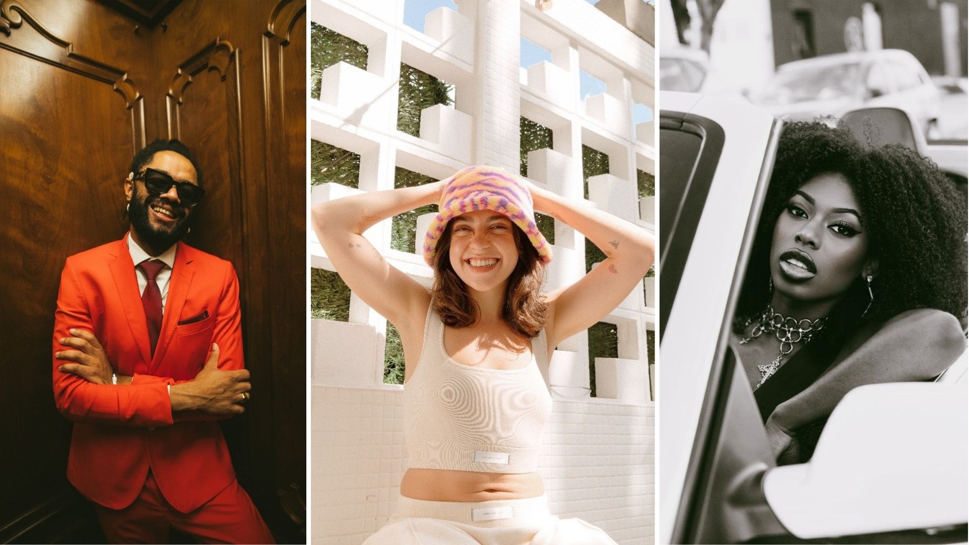 Fioti, Valen Bandeira e MC Soffia, que participarão do Papo João Rock do São Paulo (Foto: Reprodução)