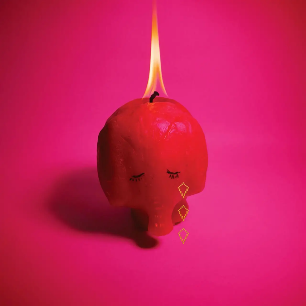 capa de "Pink Elephant", novo álbum da banda canadense Arcade Fire