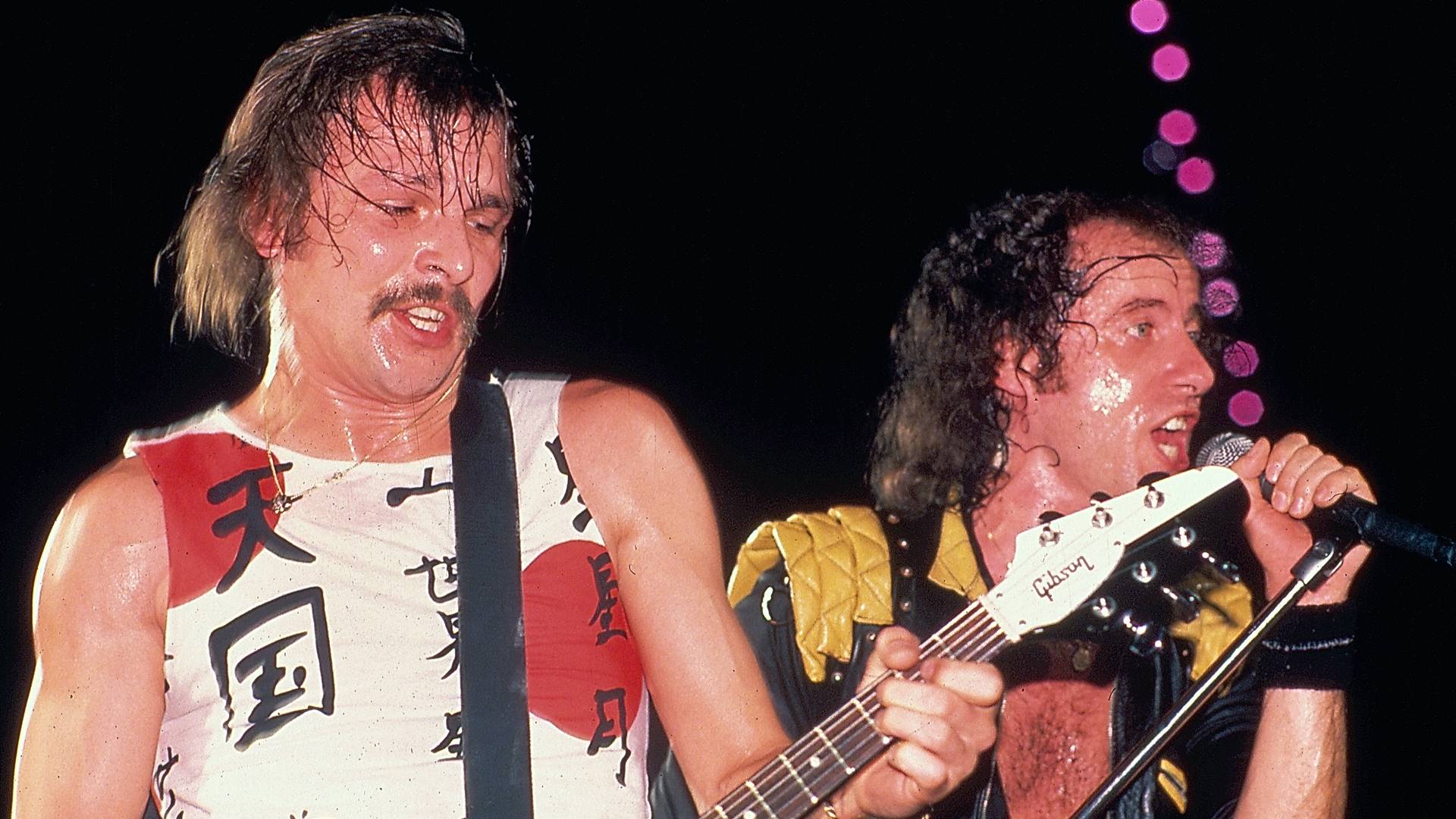 Scorpions: Rudolf Schenker e Klaus Meine em 1982