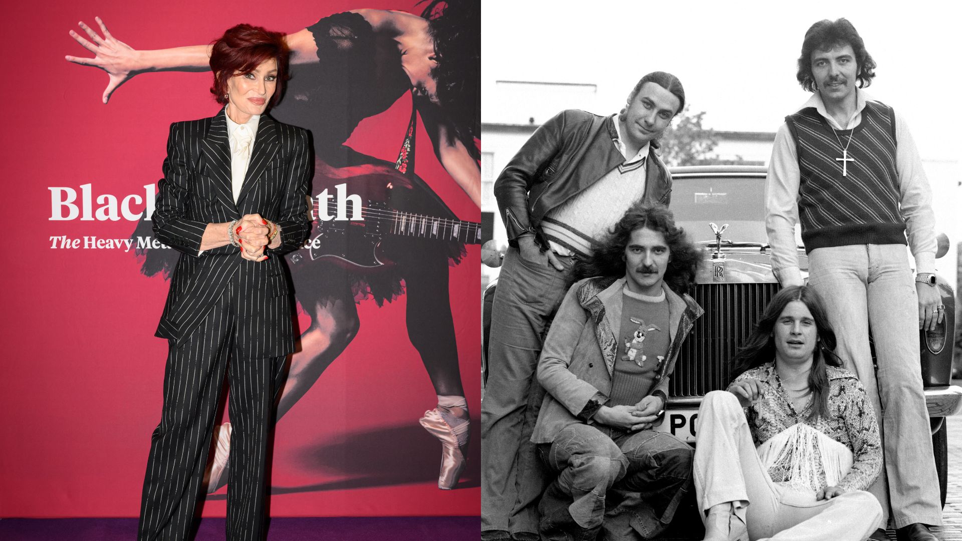 Sharon Osbourne e formação do Black Sabbath com Bill Ward, Geezer Butler, Ozzy Osbourne e Tony Iommi
