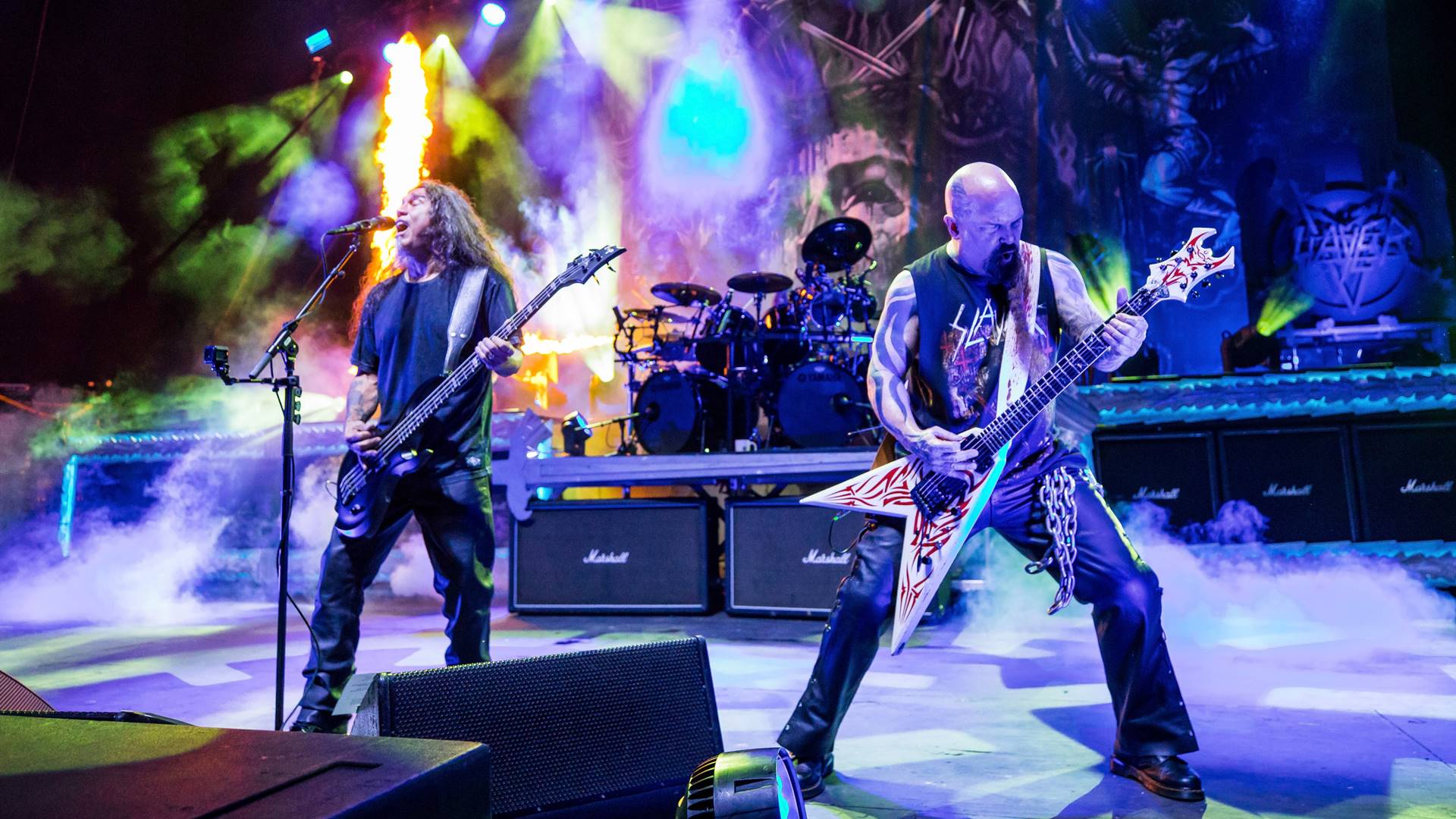 Slayer: Tom Araya e Kerry King ao vivo em 2018