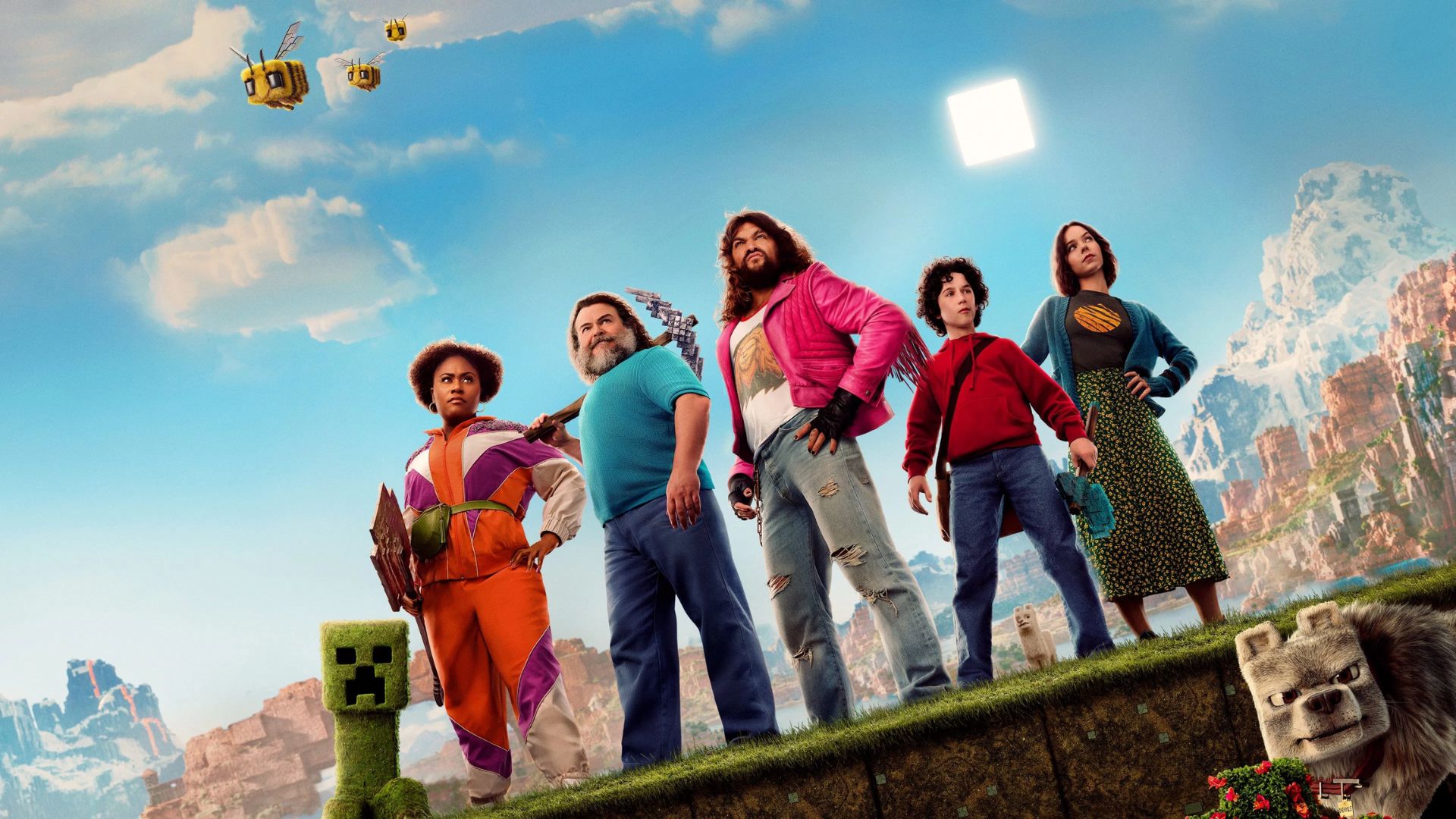 Um Filme Minecraft, com Jason Momoa e Jack Black, estreia nos cinemas brasileiros