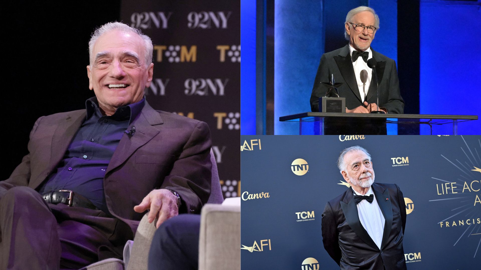 Martin Scorsese, Steven Spielberg e Francis Ford Coppola