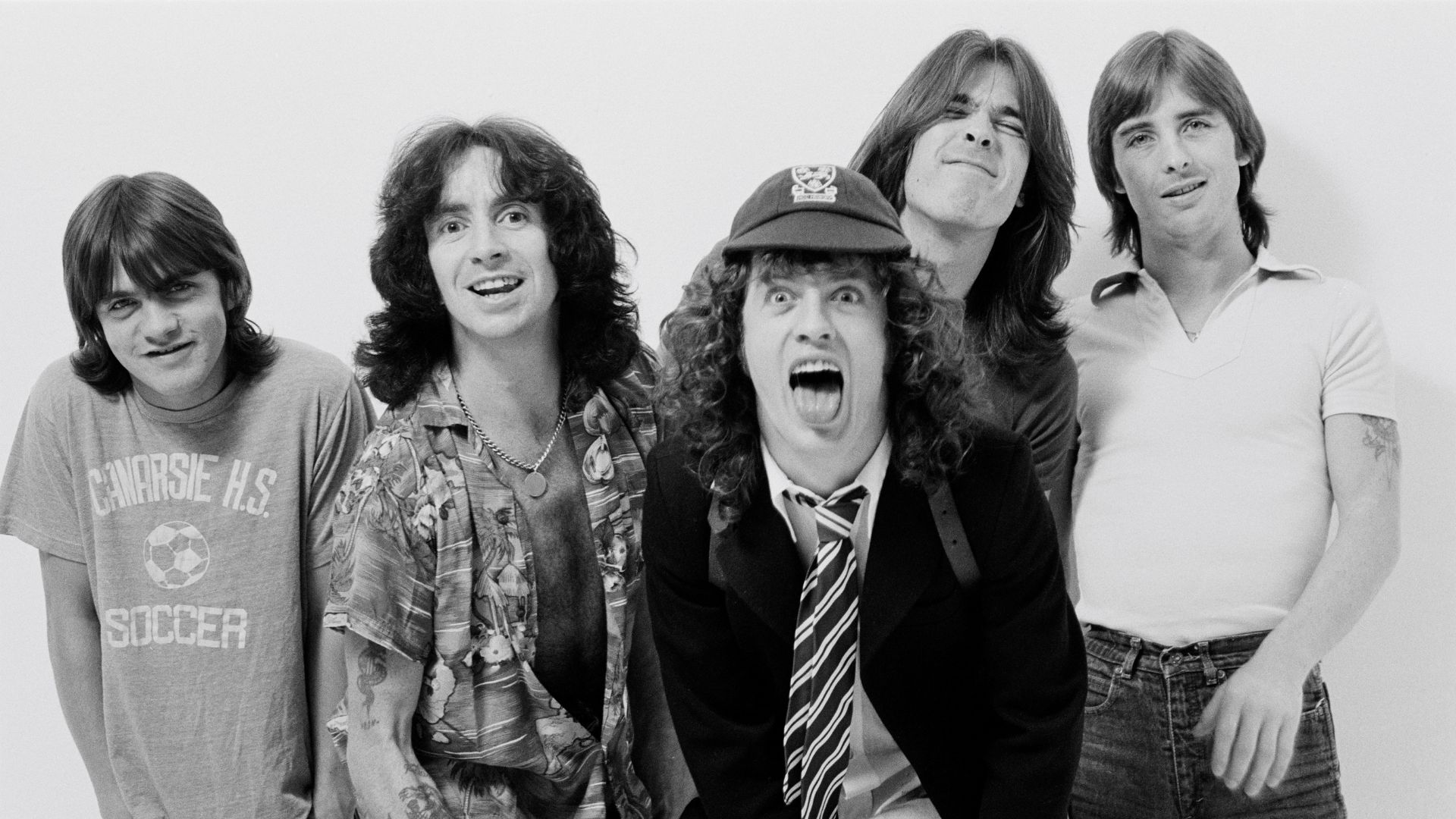 AC/DC com Bon Scott em 1979