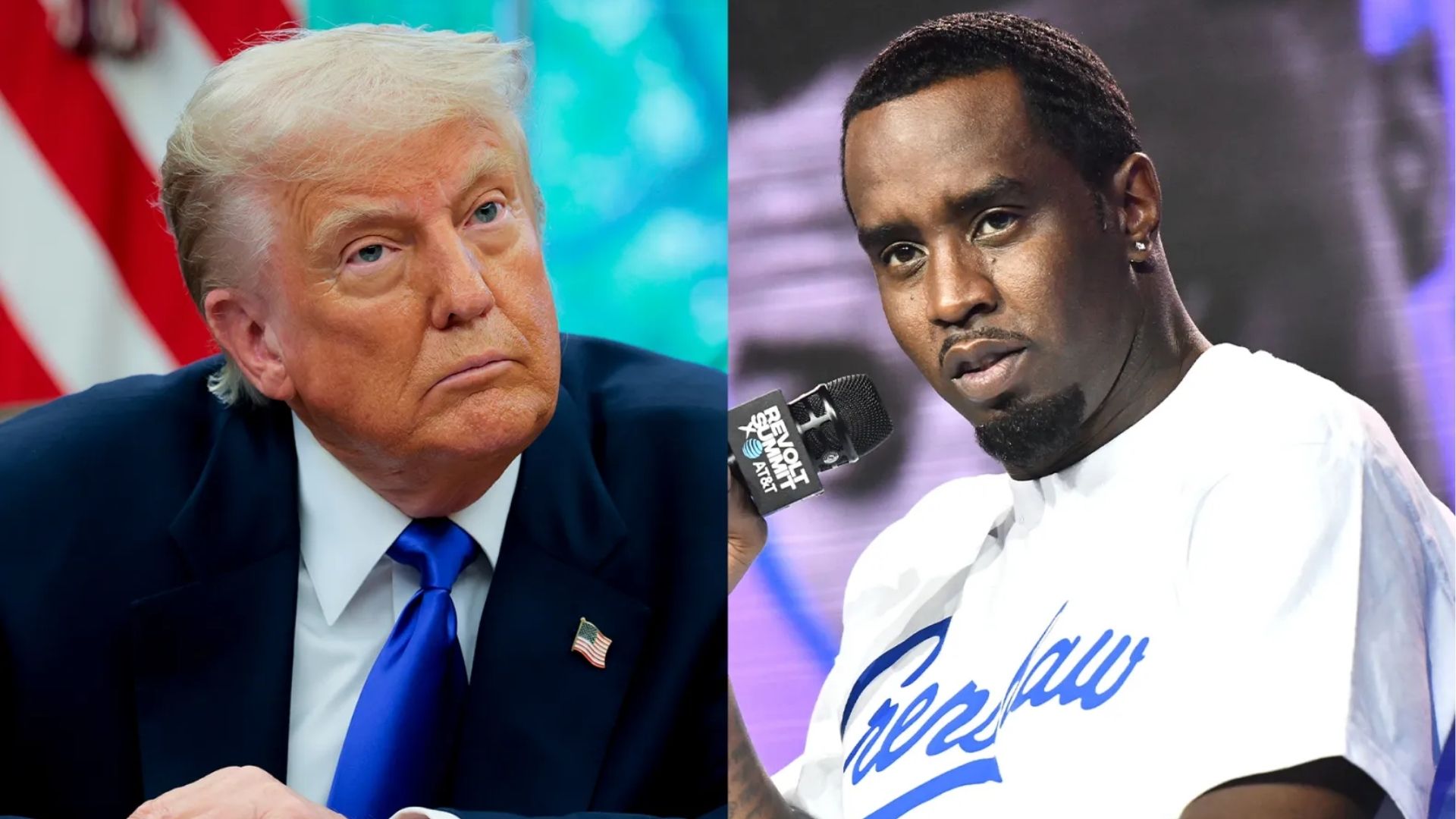 Donald Trump e Sean Combs | Fotos: Anna Moneymaker/Getty Images; Scott Dudelson/Getty Images