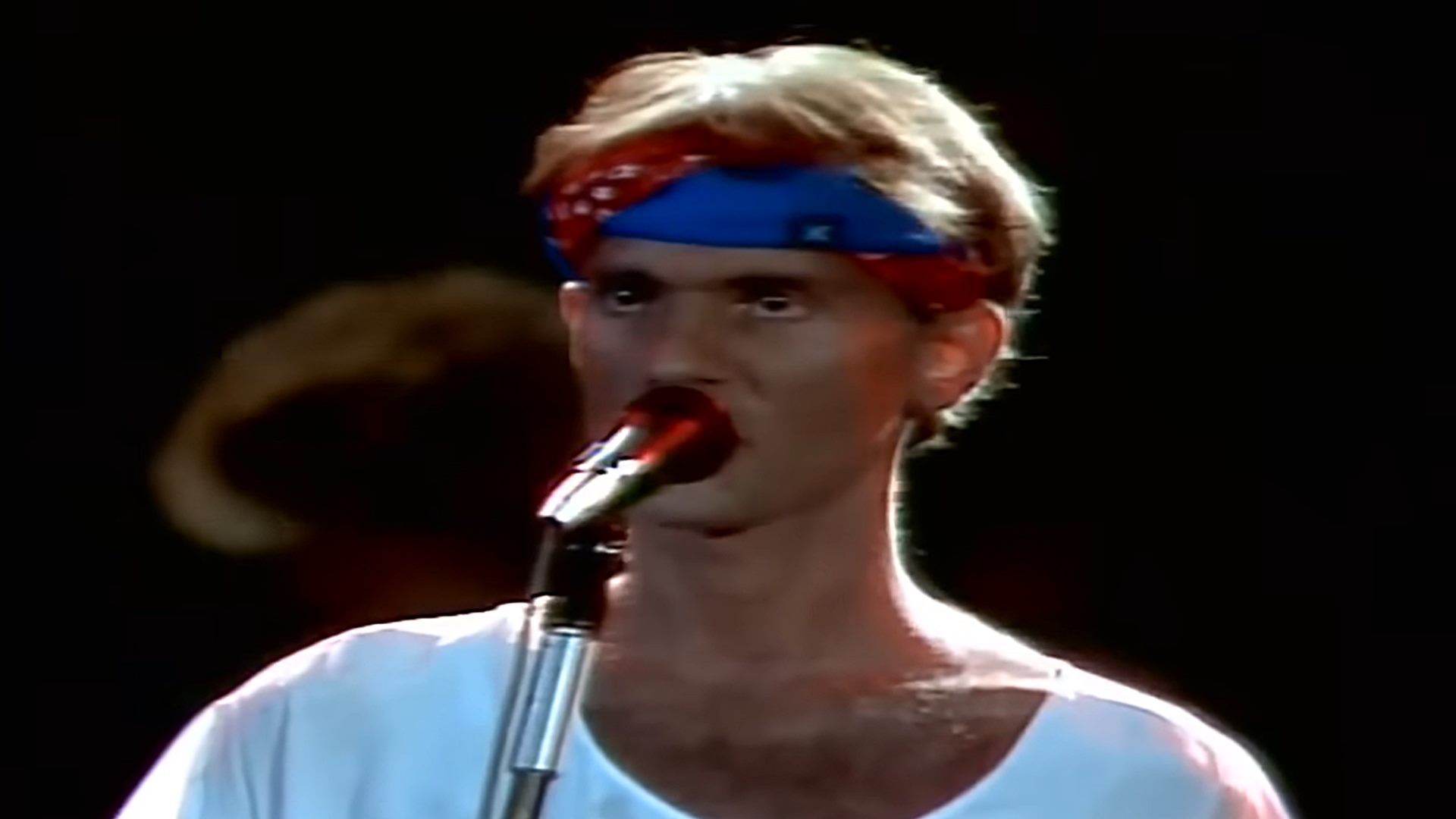 O cantor Cazuza na década de 1980