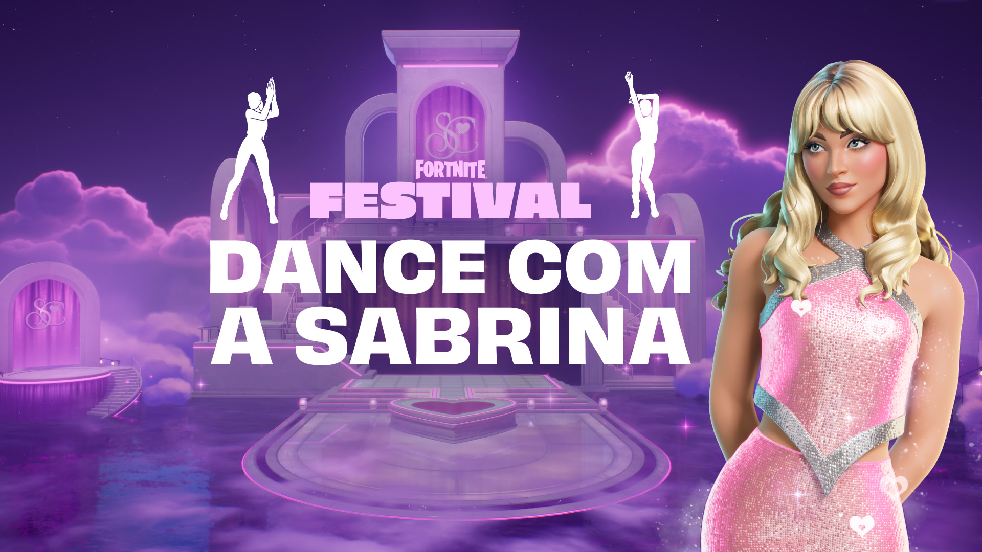 Dance com Sabrina no Fortnite (Foto: Divulgação)