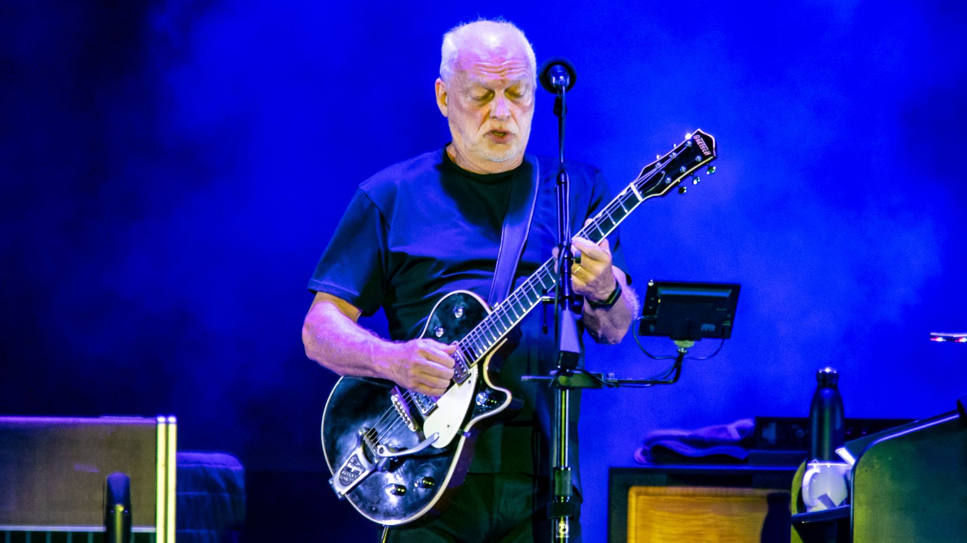 David Gilmour, do Pink Floyd, em 2024 - Foto: Francesco Prandoni / Getty Images