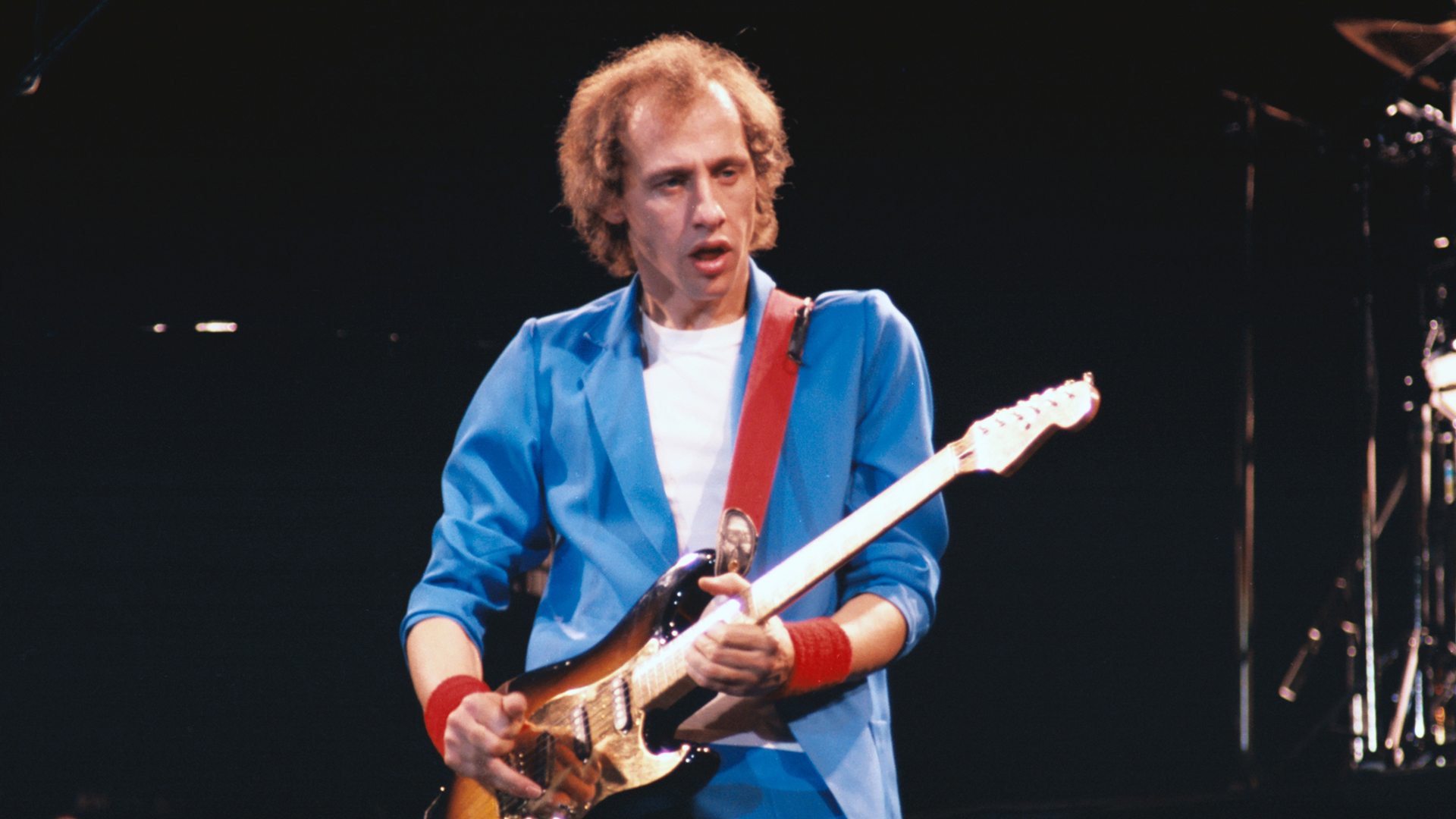 Mark Knopfler, do Dire Straits, em 1985