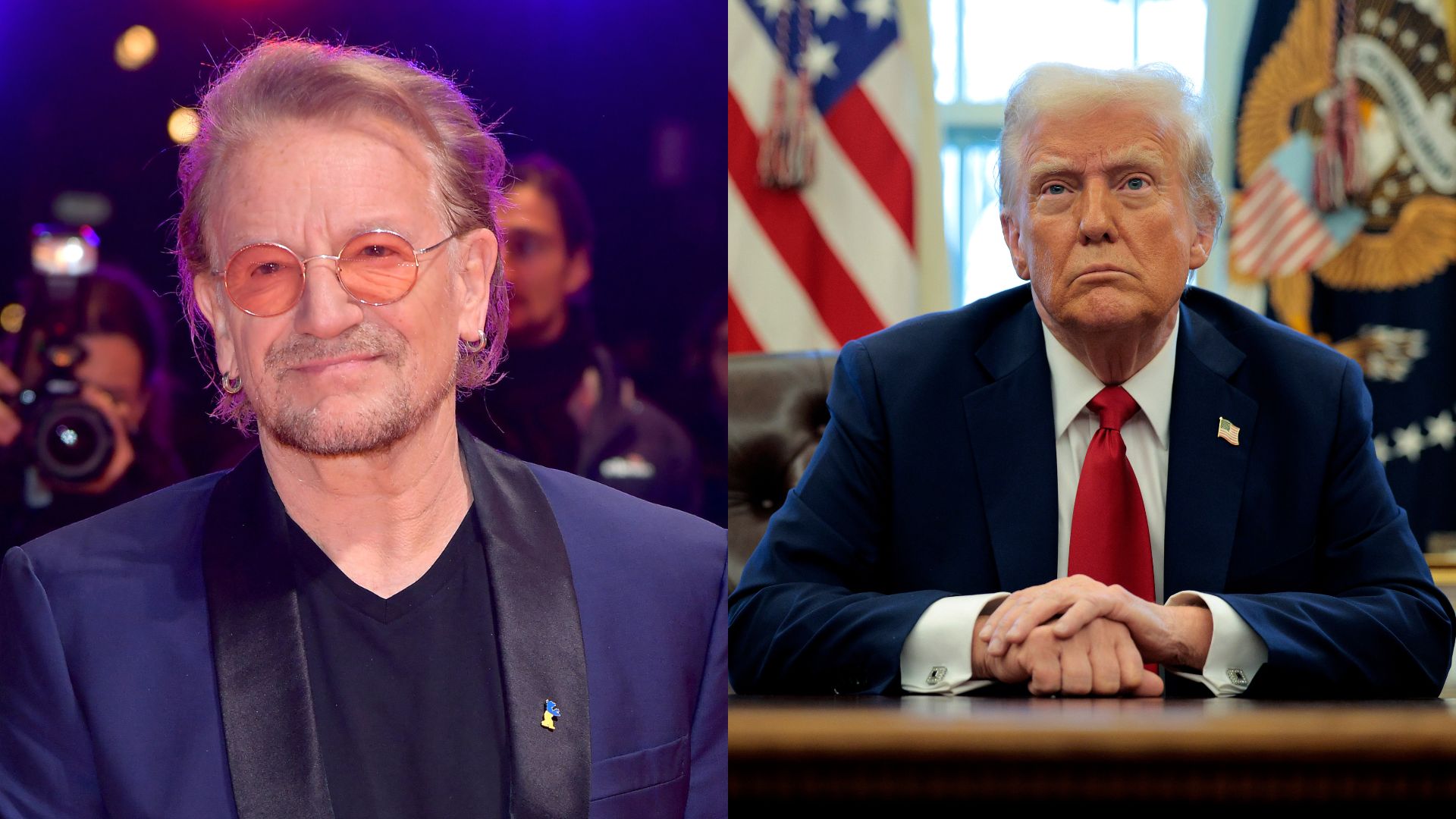 Bono e Donald Trump