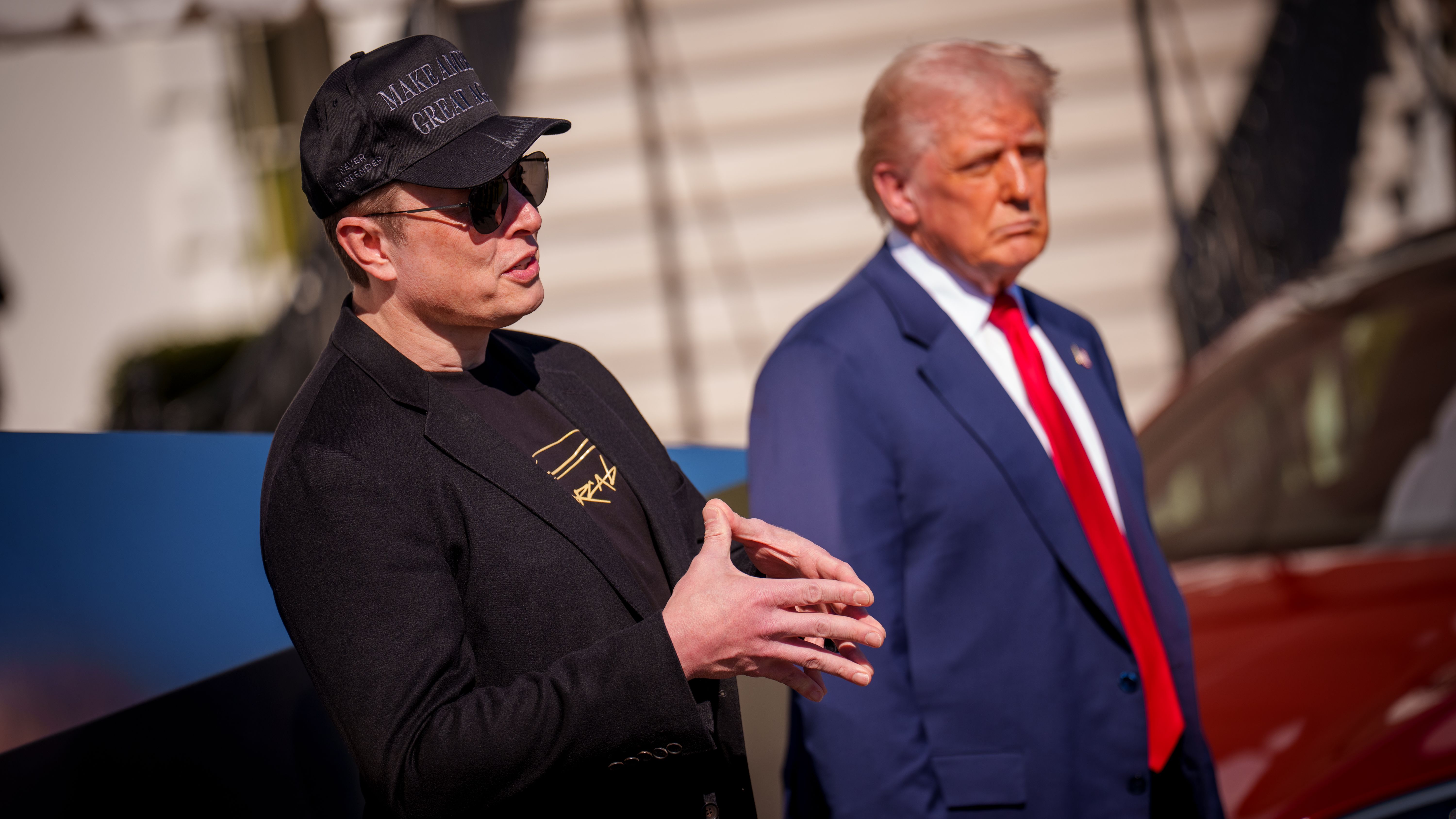 Elon Musk e Donald Trump (Foto: Andrew Harnik/Getty Images)