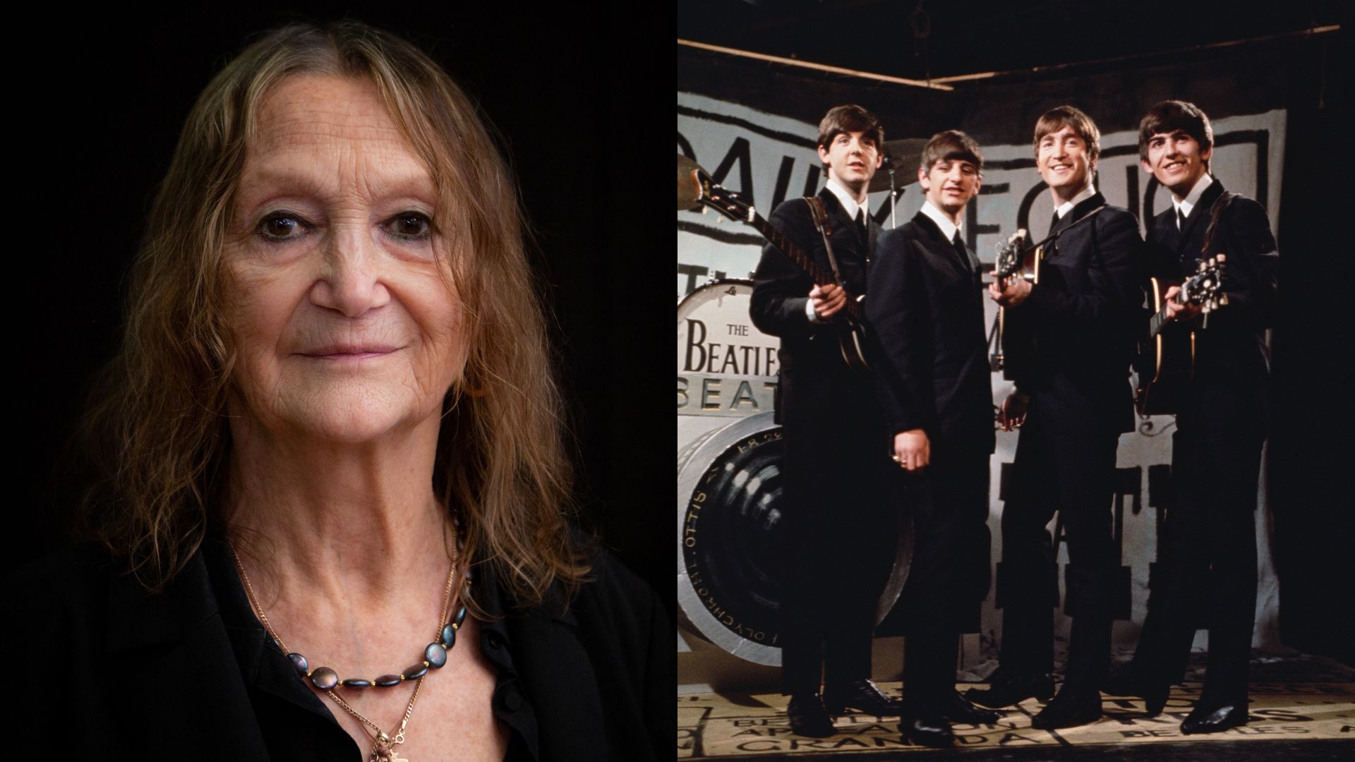 Julia Baird, irmã de John Lennon, e os Beatles em 25 de novembro de 1963