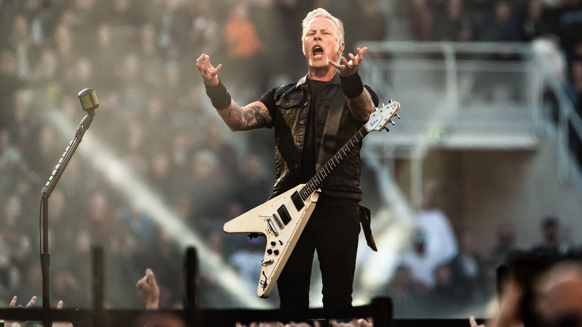 James Hetfield, do Metallica, em 2024