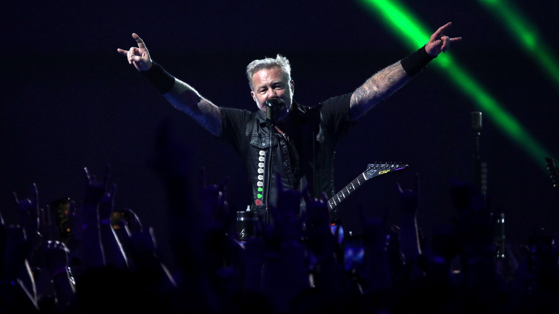 James Hetfield, do Metallica, em 2025