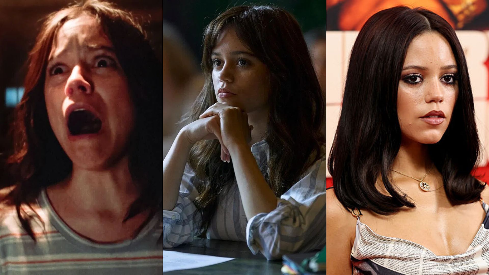 Jenna Ortega em X - A Marca da Morte, A Garota de Miller e na divulgação de Hurry Up Tomorrow