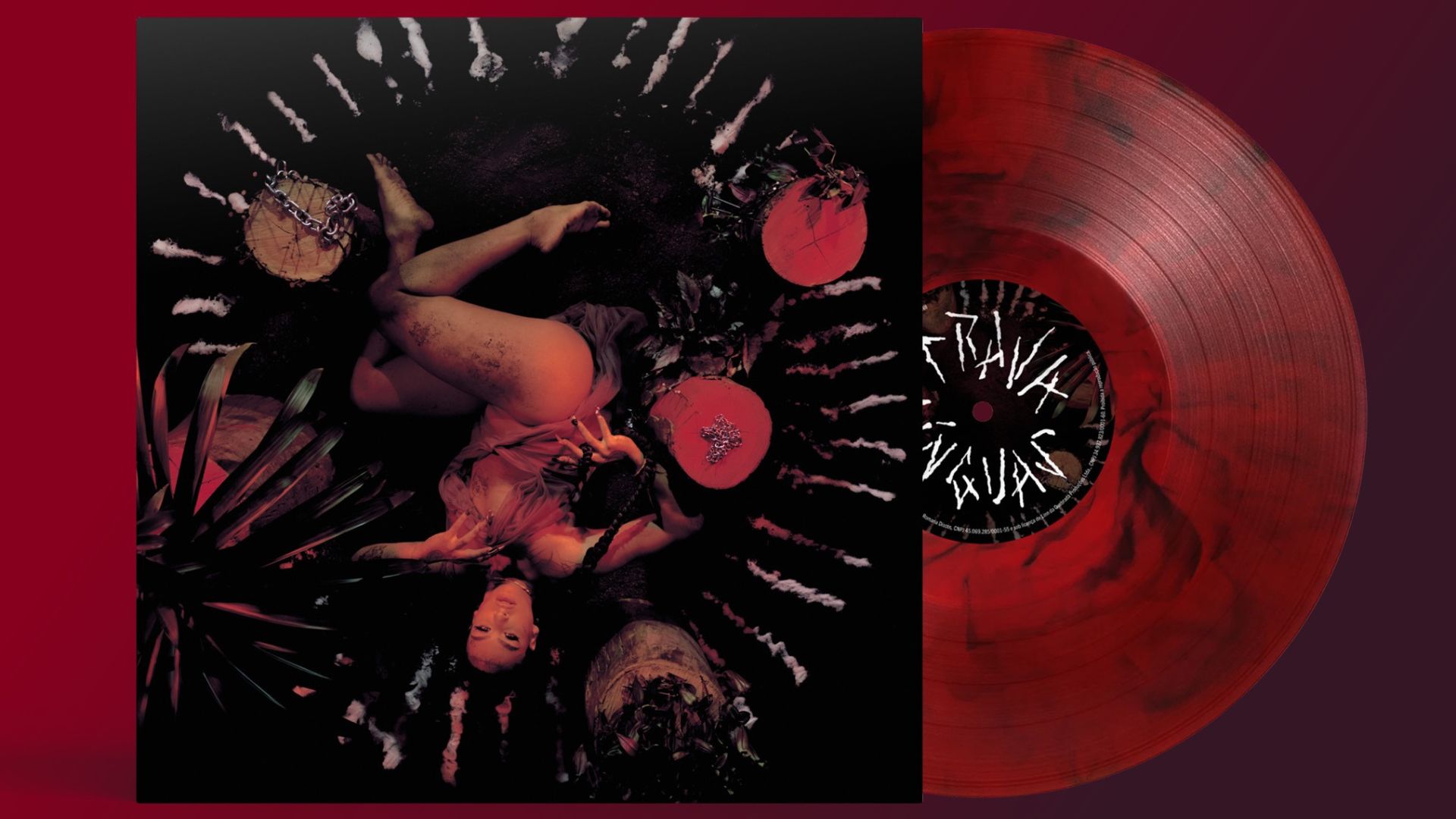 Vinil de Trava Línguas (2021), disco de Linn da Quebrada