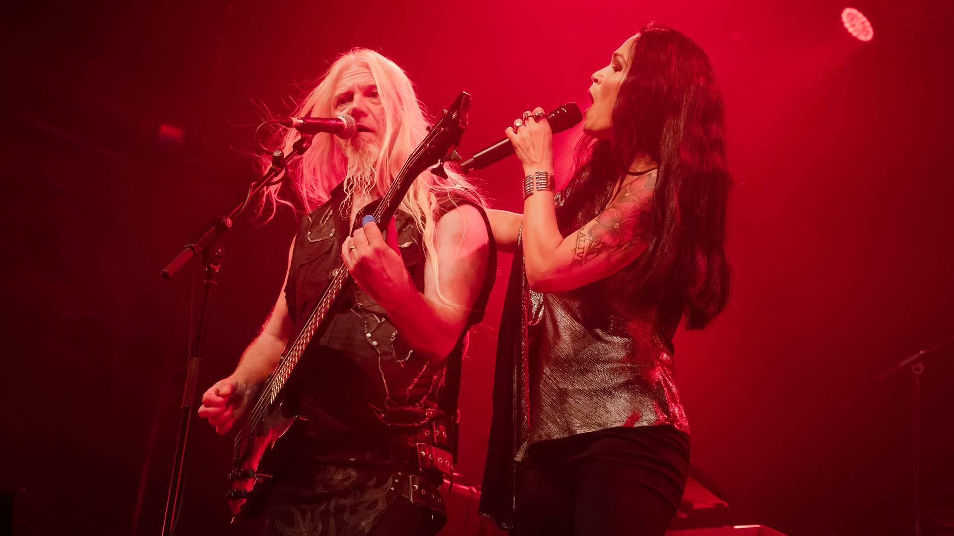 Marko Hietala e Tarja Turunen em 2024