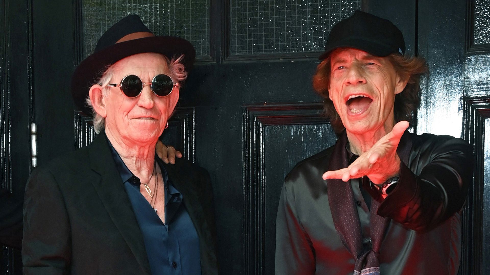 Keith Richards e Mick Jagger, dos Rolling Stones, em 2023