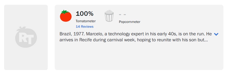 O Agente Secreto, novo longa de Kleber Mendonça Filho com Wagner Moura, estreia com 100% de aprovação no Rotten Tomatoes (Foto: Reprodução)