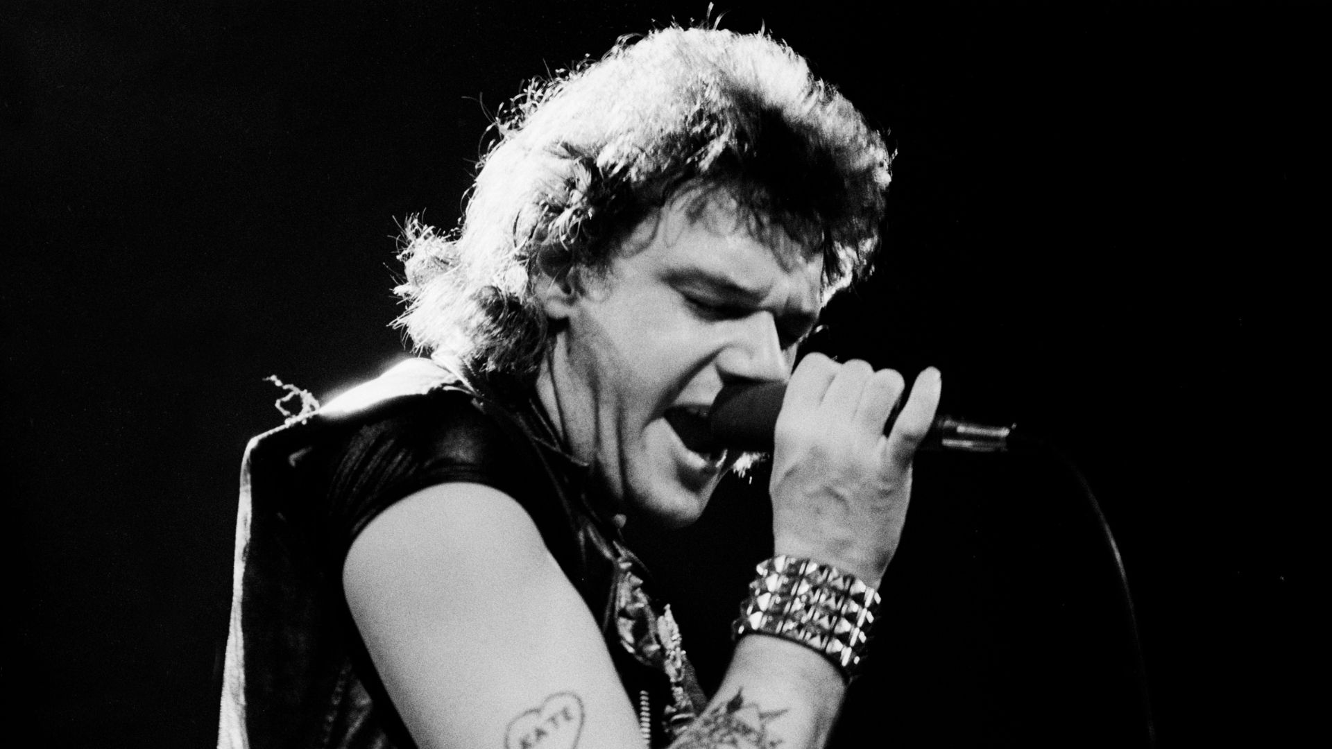 Paul Di'Anno, do Iron Maiden, em 1981