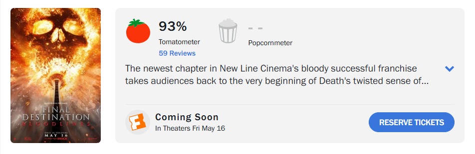 Premonição 6: Laços de Sangue estreia com 93% de aprovação no Rotten Tomatoes (Foto: Reprodução)