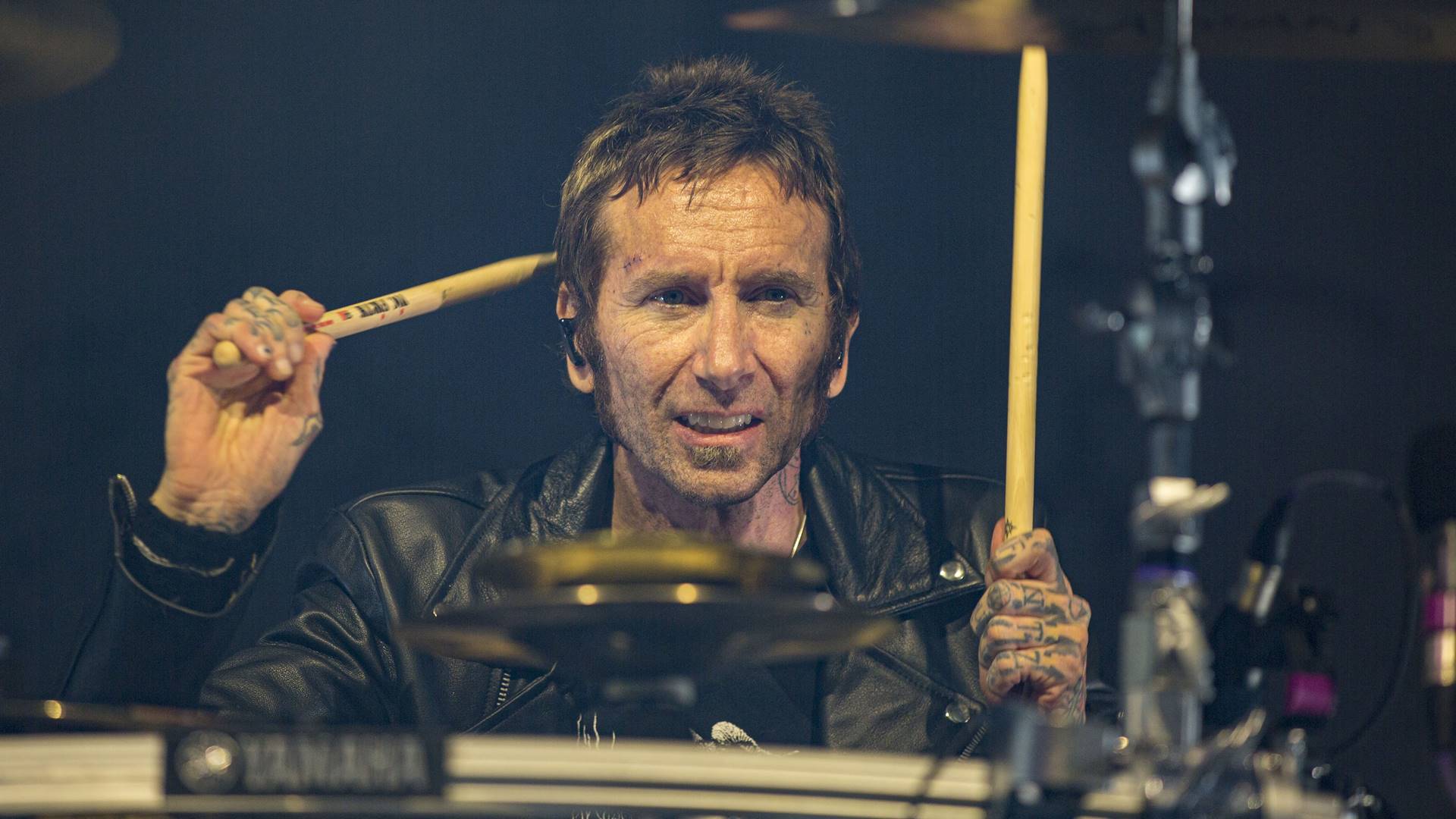 Shannon Larkin, baterista do Godsmack, em 2019