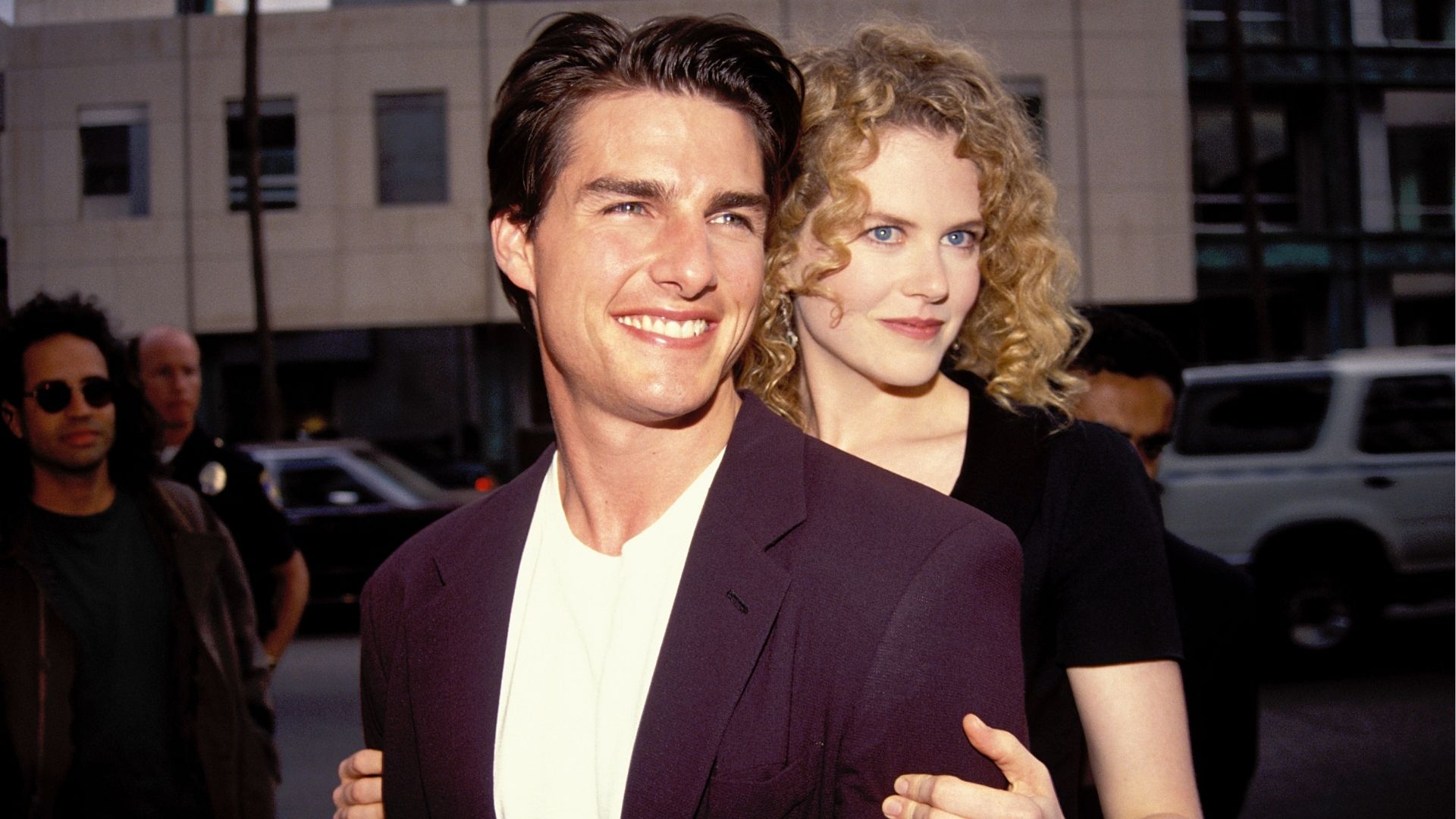 UNITED STATES - APRIL 25: Tom Cruise and Nicole Kidman in Los Angeles 1992 (Photo by Vinnie Zuffante/Getty Images)