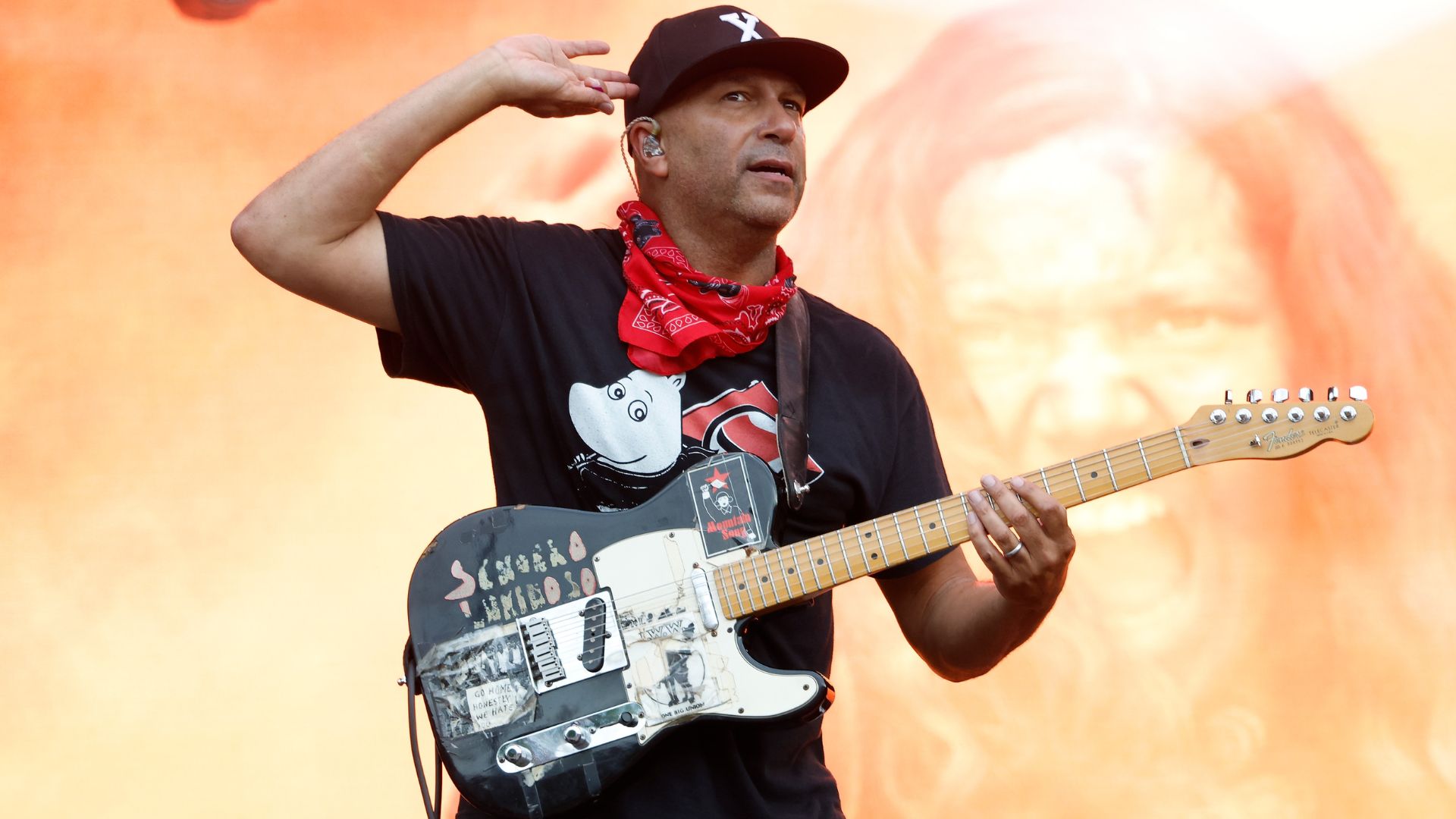 Tom Morello, do Rage Agains the Machine, em 2025 - Foto: Taylor Hill / Getty Images for Boston Calling