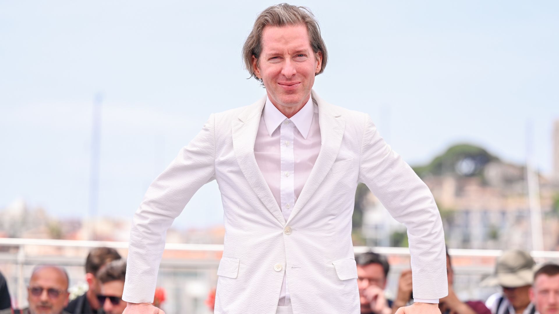 O diretor Wes Anderson durante o Festival de Cinema de Cannes 2025