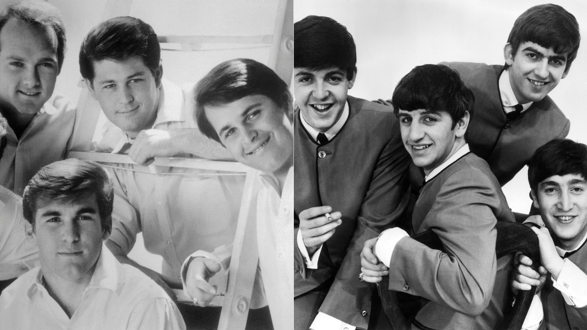 A grande "rivalidade" entre os Beach Boys, de Brian Wilson, e os Beatles