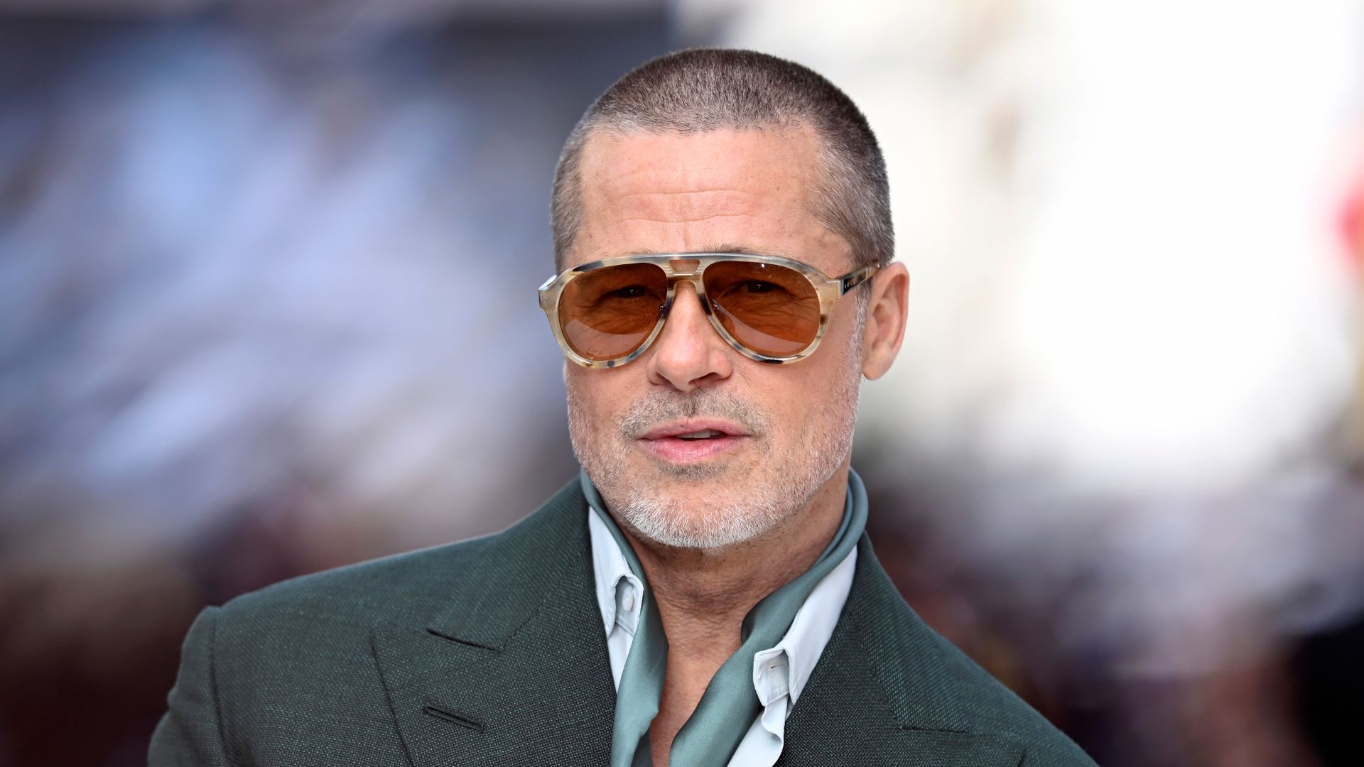 Brad Pitt na premiere europeia de  "F1: The Movie"