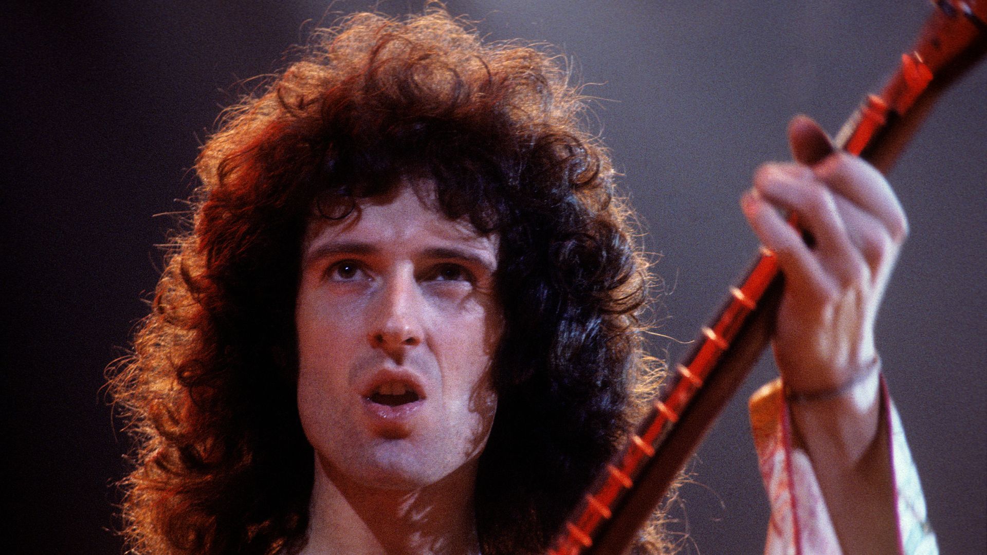 Brian May, do Queen, em 1978