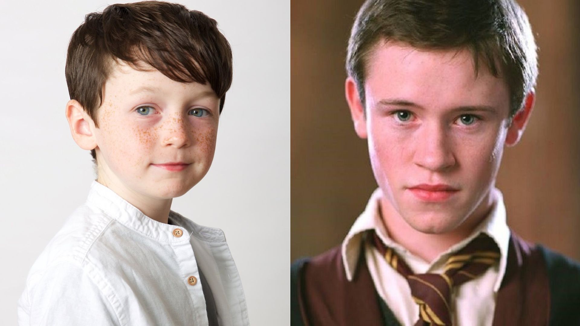 Estreante na TV, Leo Earley irá viver Simas Finnigan, um dos colegas de Harry Potter, na série da HBO (Fotos: Divulgação)